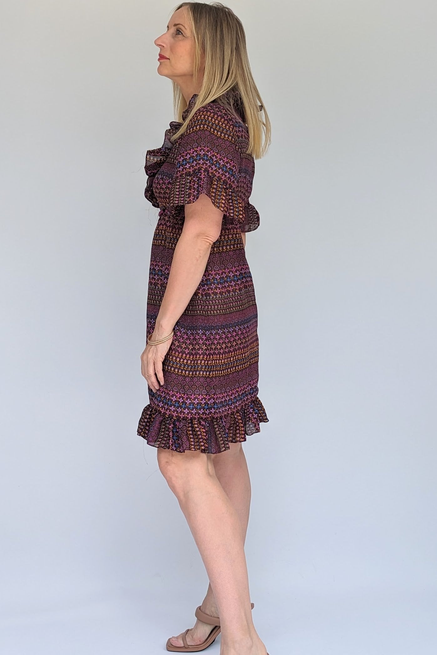 Frilly Fforal vintage summer dress