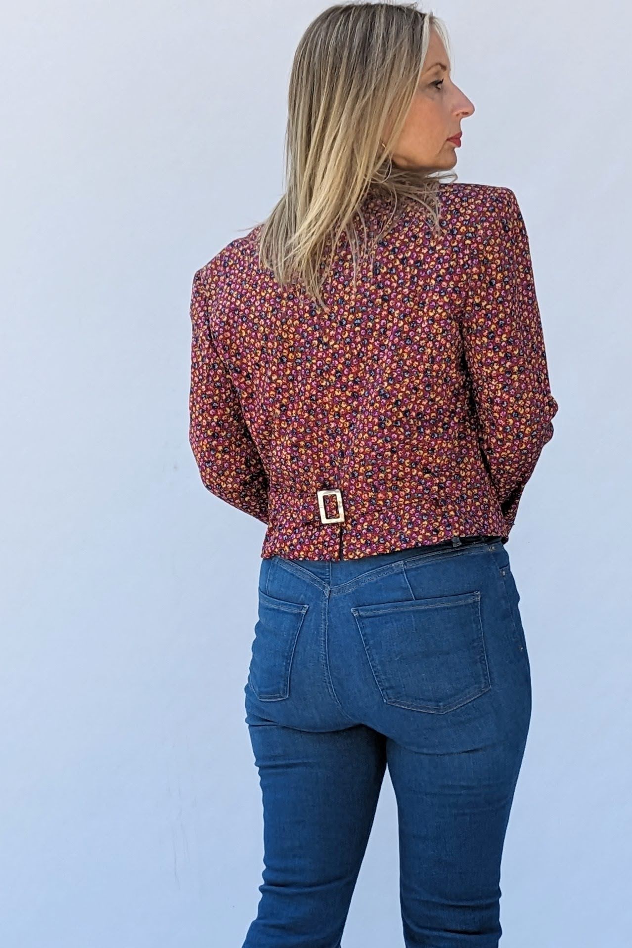 back 80s floral valentino jacket
