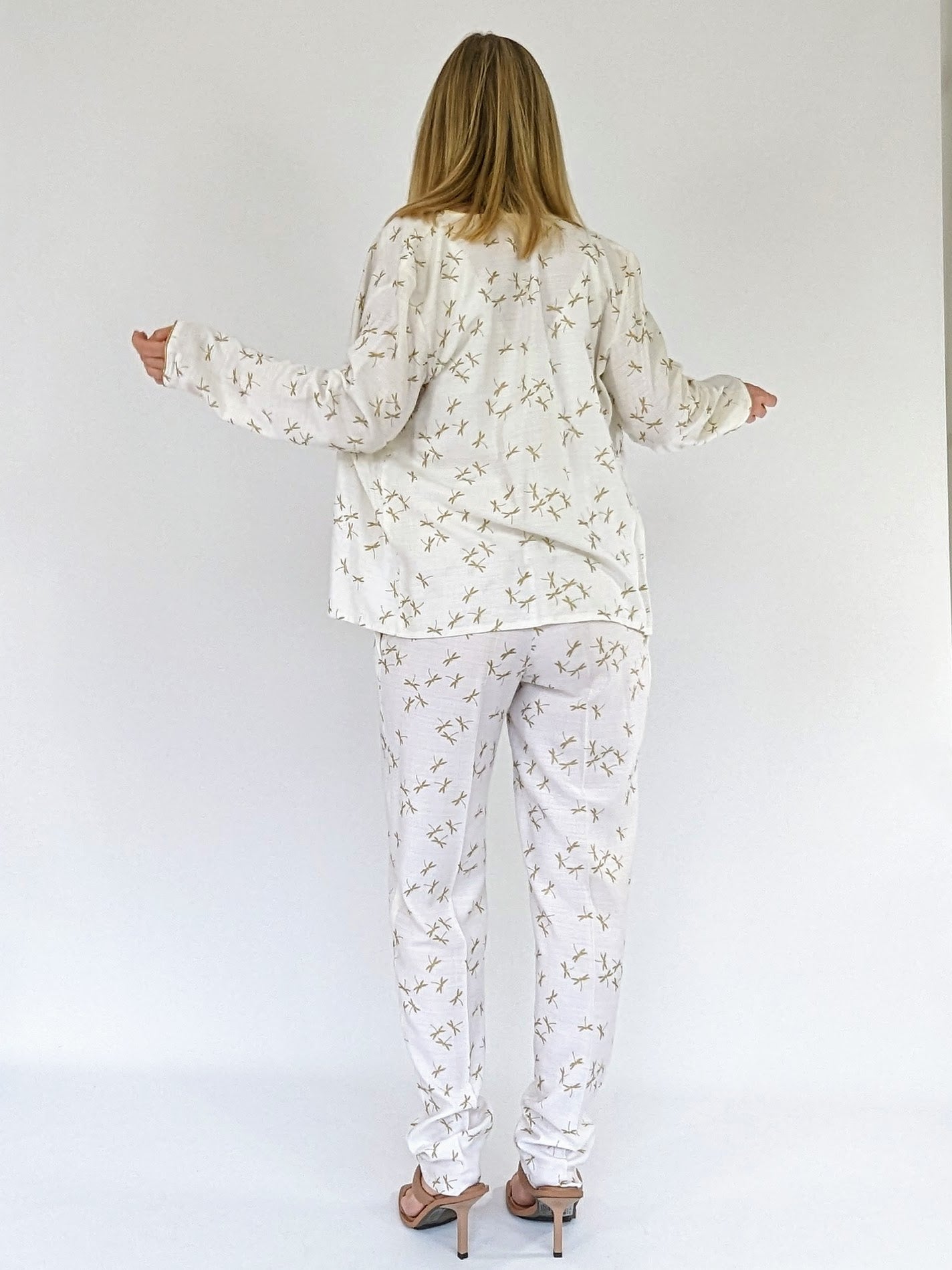 summer vintage trouser suit