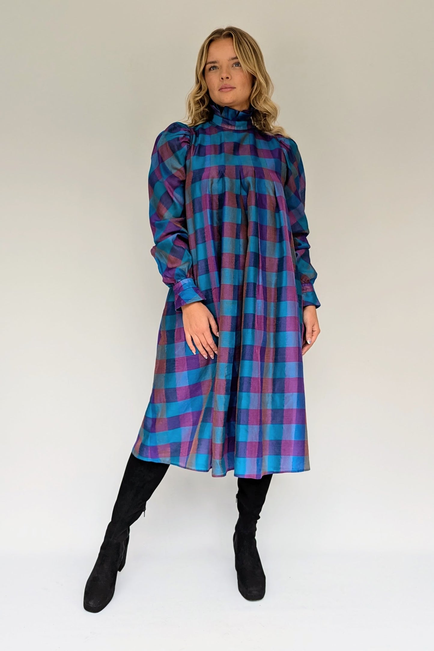 1970's John Bates Smock Prairie Dress