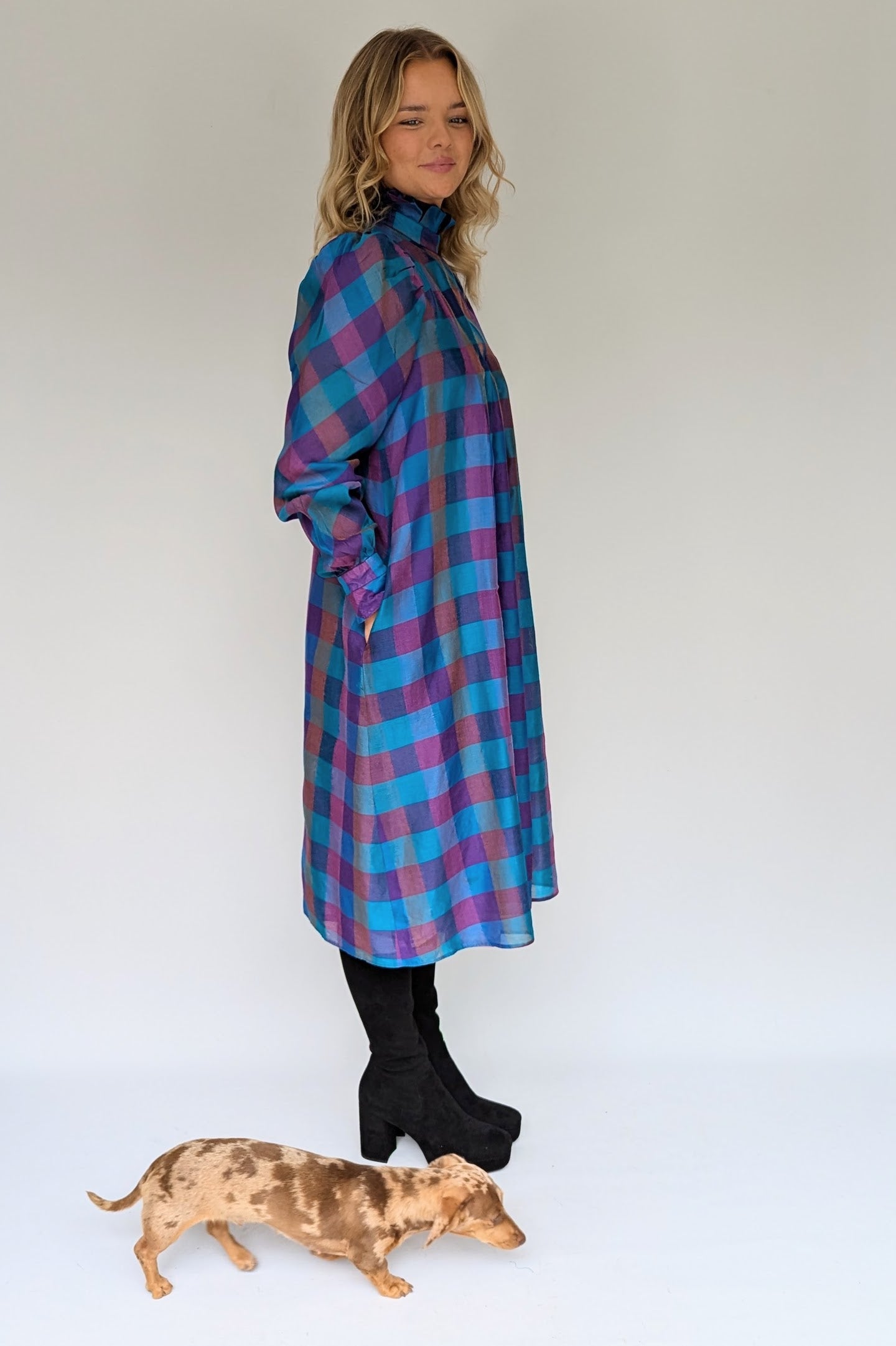 1970's John Bates Smock Prairie Dress