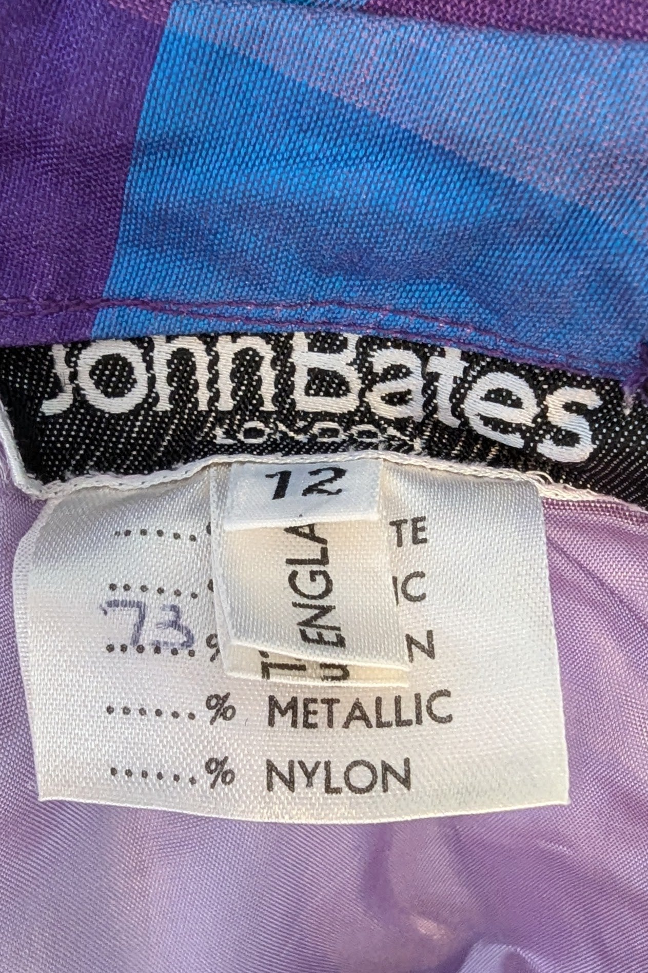 1970's John Bates Smock Prairie Dress