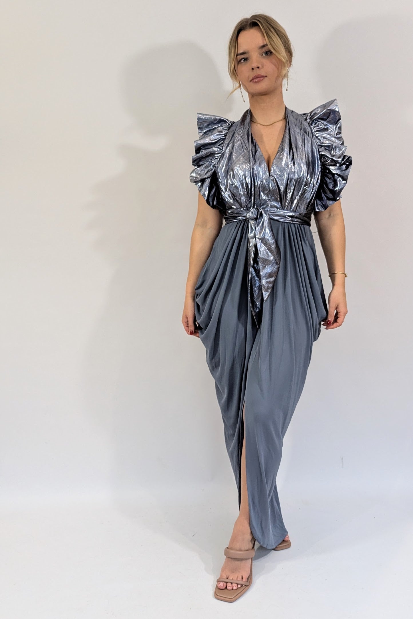 Vintage Lamé Evening Dress