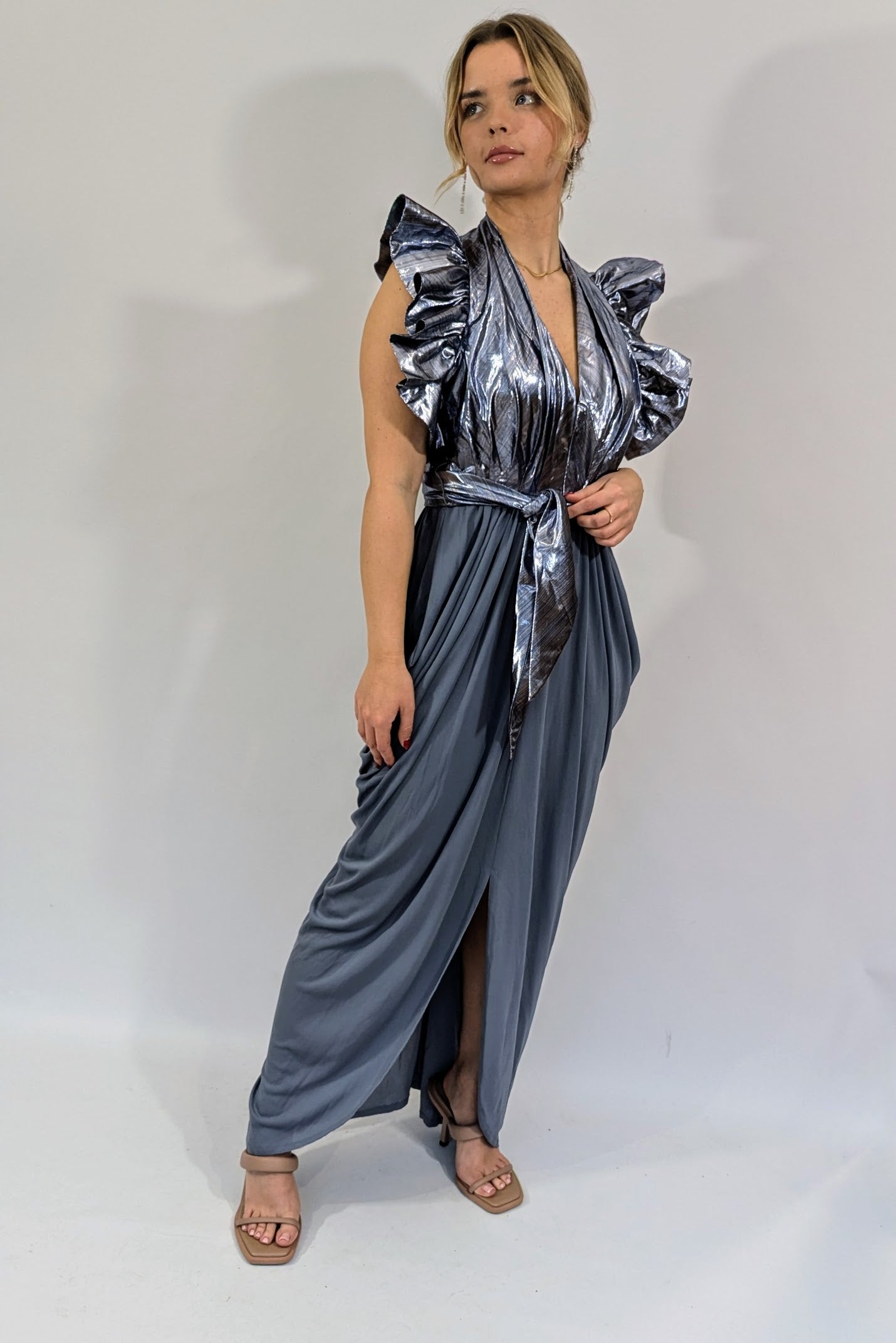 Vintage Lamé Evening Dress