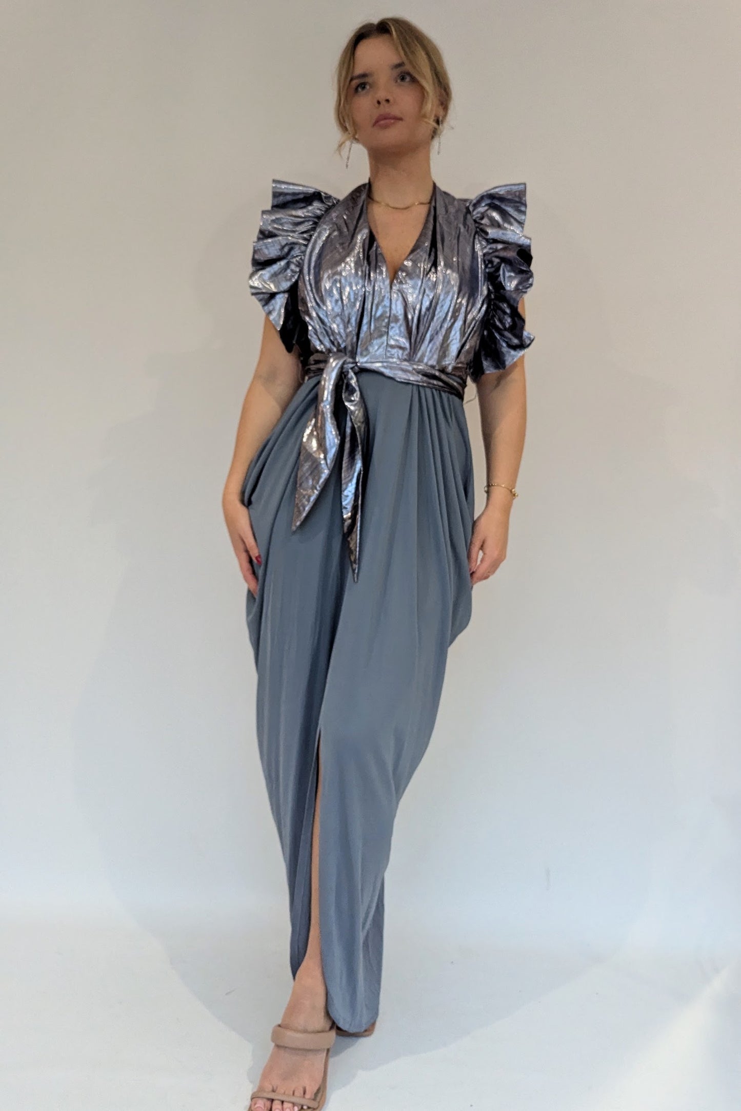 Vintage Lamé Evening Dress