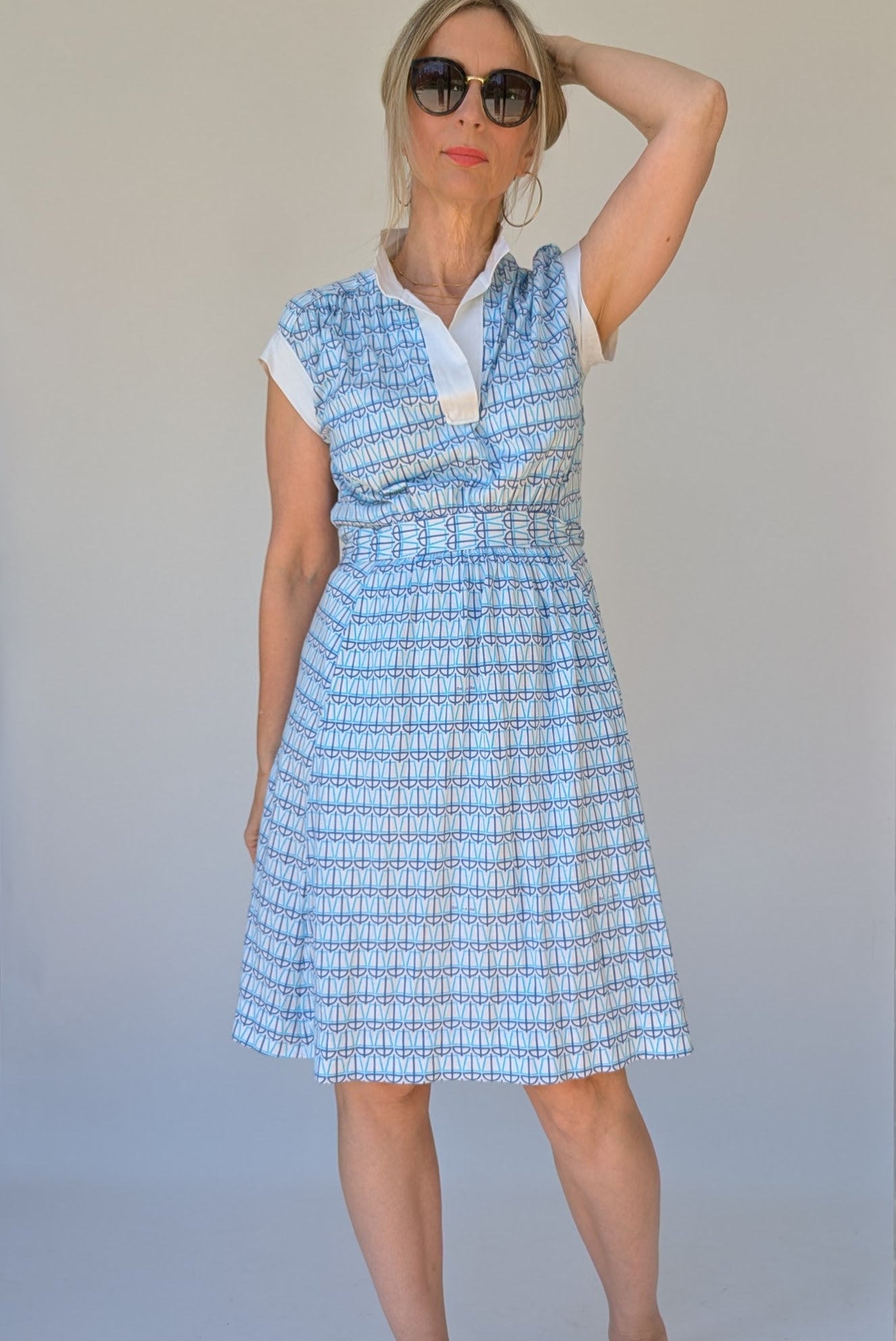 Vintage Bolhan Sailboat Summer Dress