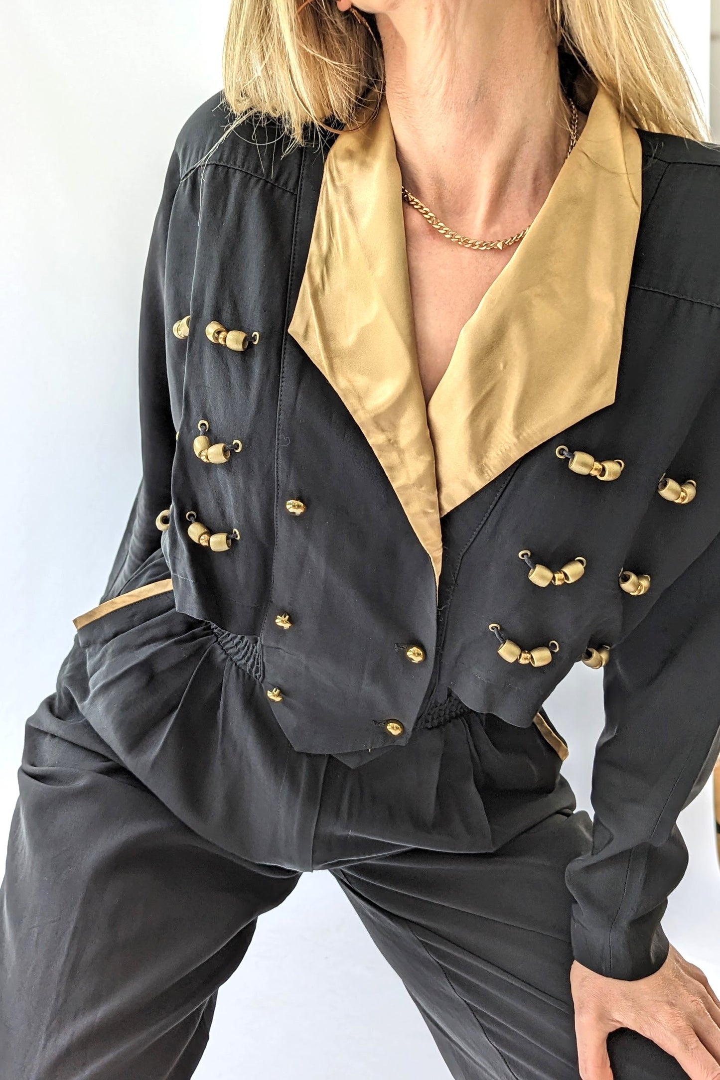 Black Gold 80s jumpsuit