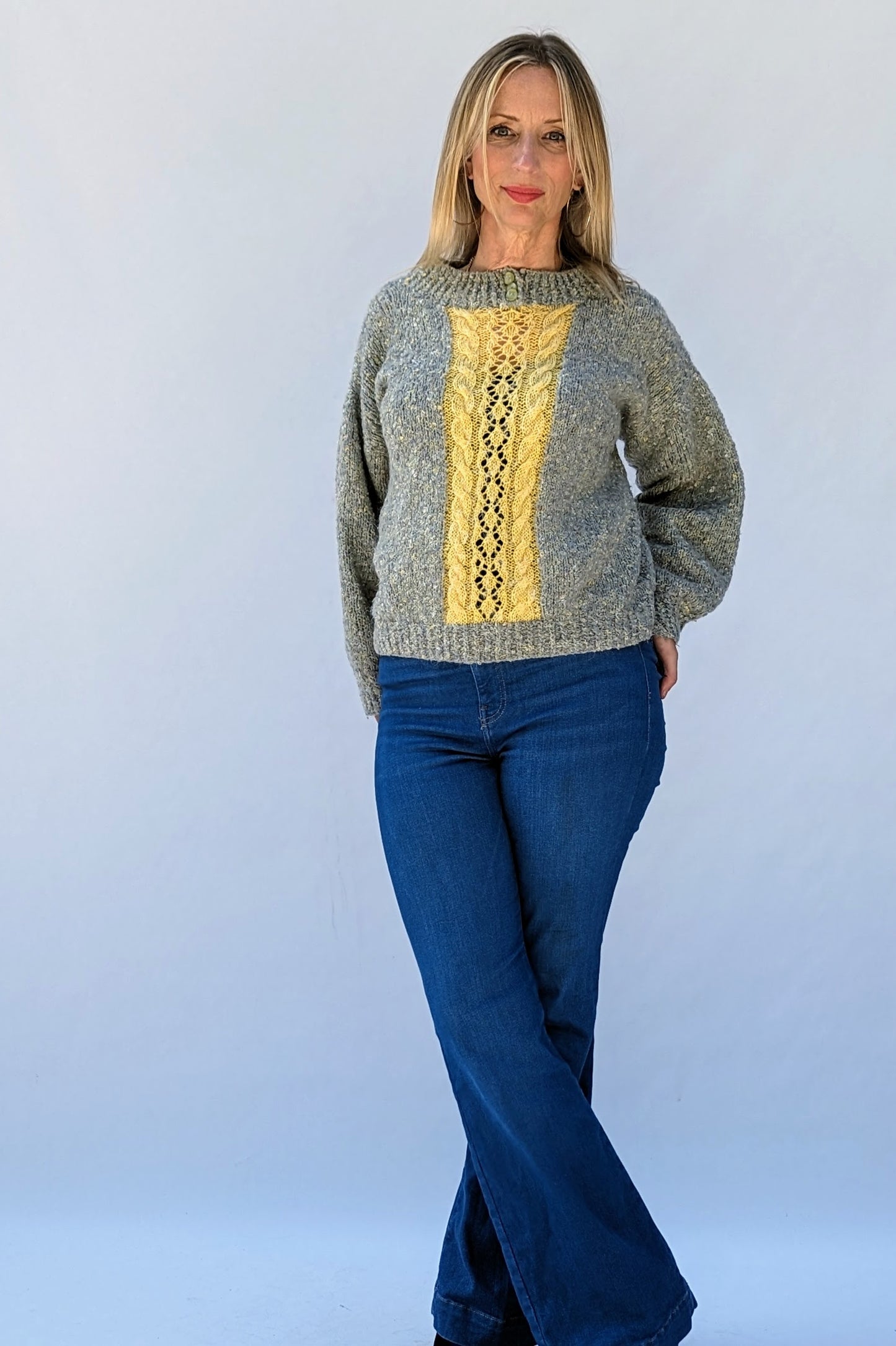 vintage-hand-knitted-pullover
