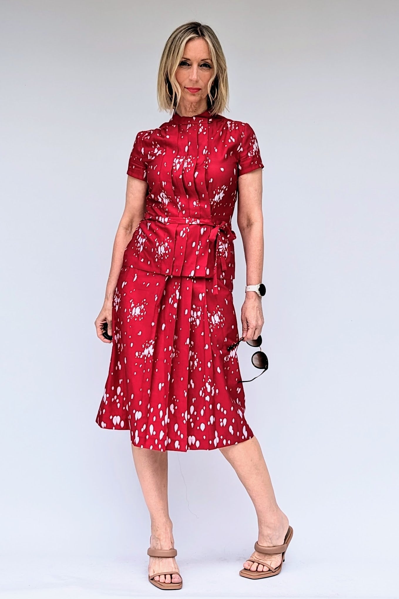 70s Berkertex Red Dress Ada s Attic Vintage