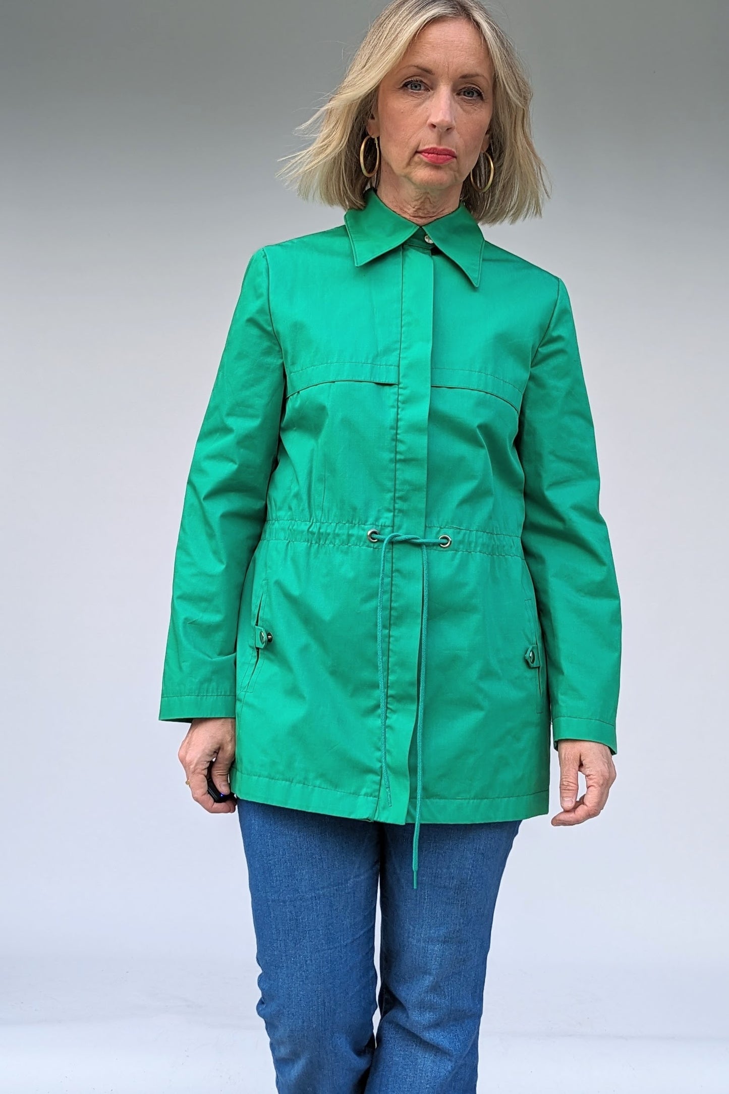 vintage green mac women's from st. michael
