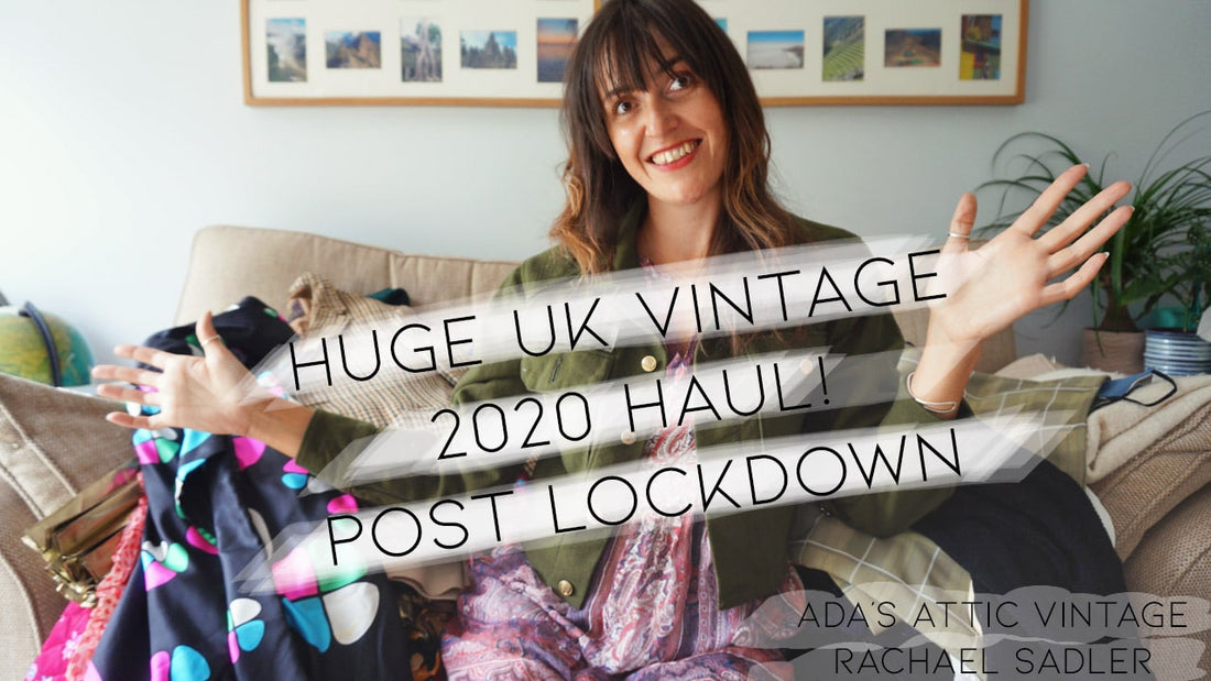 Huge UK Vintage Clothing Haul - Post Covid Lockdown - Ada's Attic Vintage