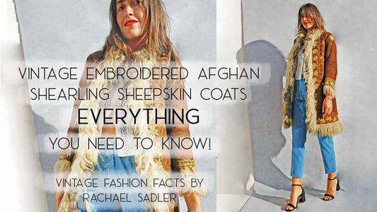 Every Thing You Need + Want To Know About Vintage Afghan Embroidered Coats