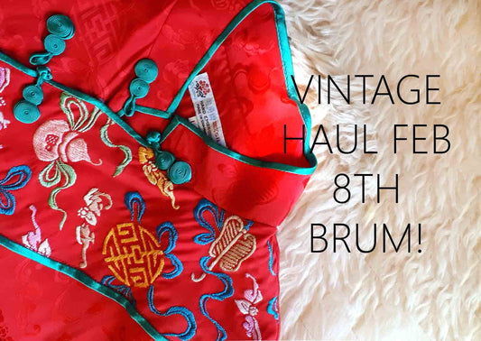 Vintage Haul February 8th 2018!!!