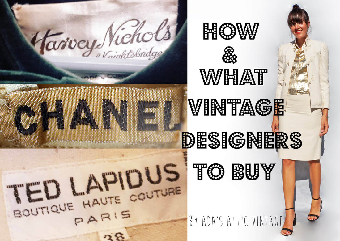 How To Buy Designer Vintage Clothing
