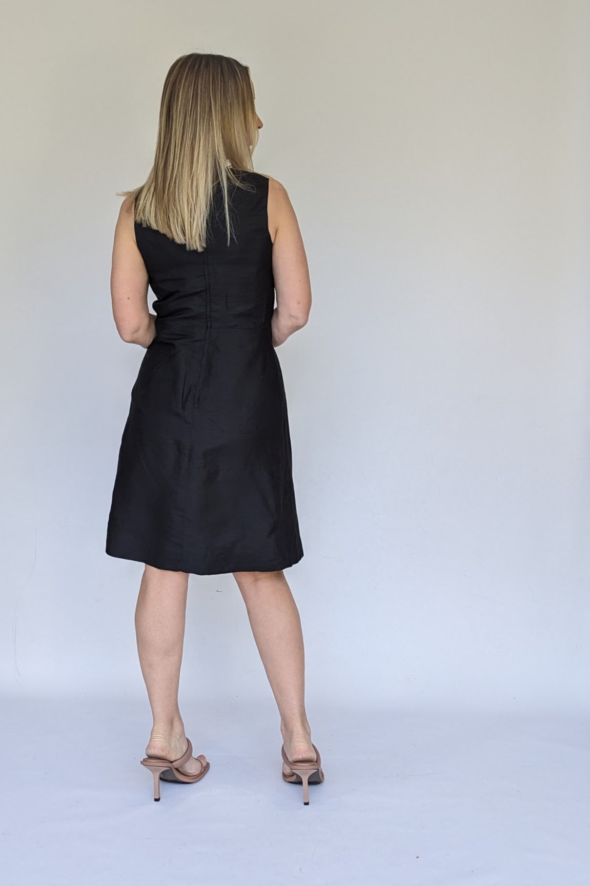 Black Satin Dress vintage