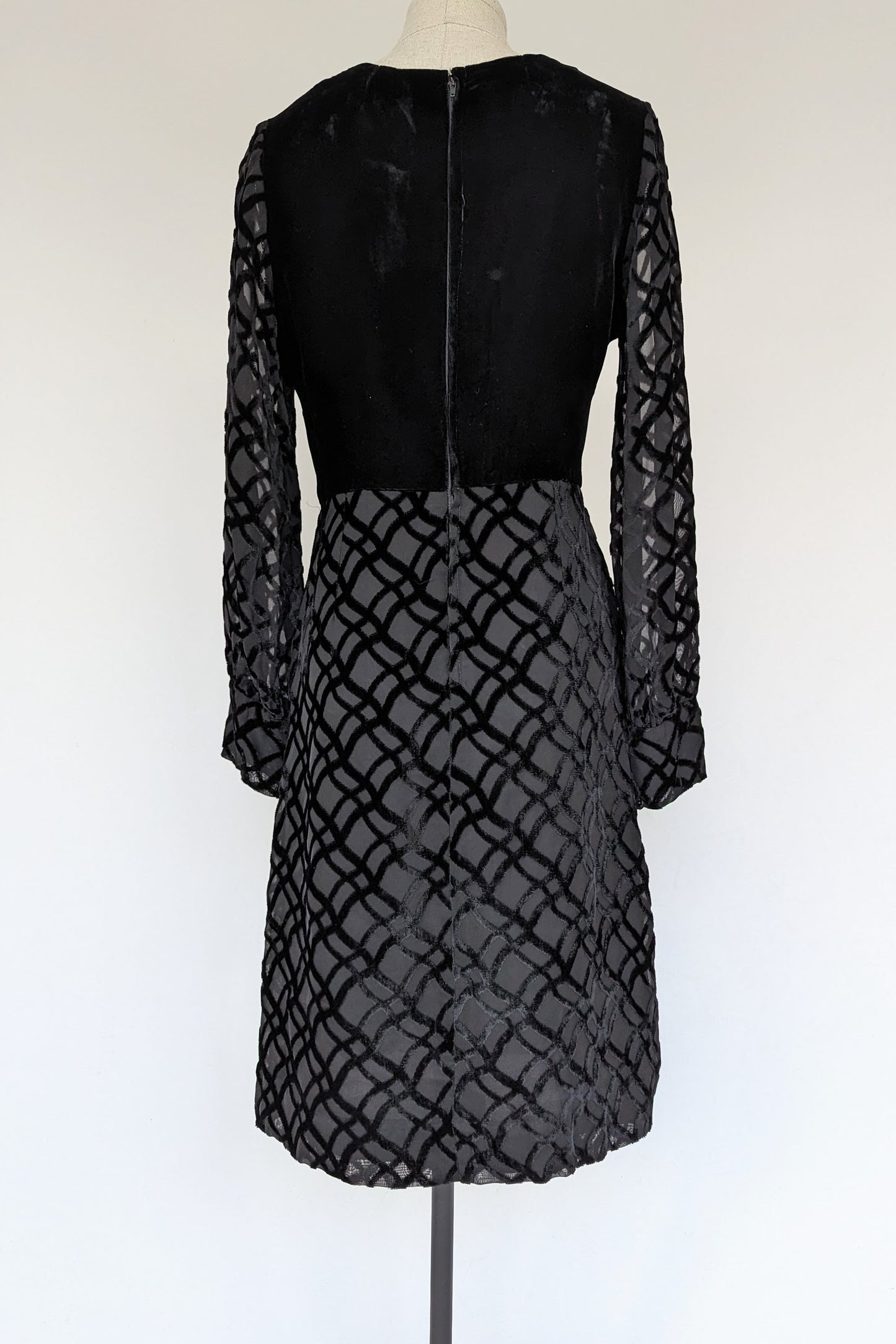 Black vintage party dress