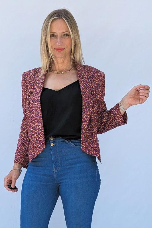 valentino 80s floral jacket