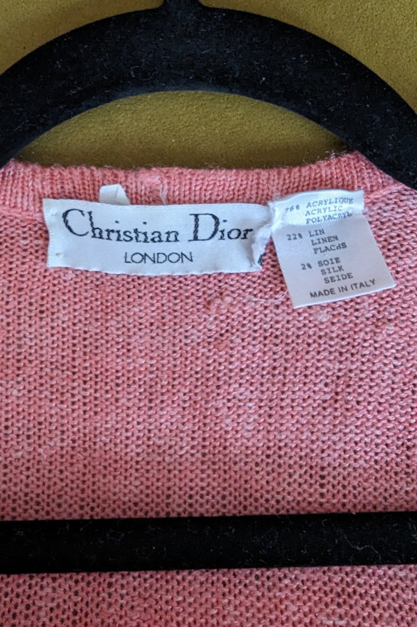 Christian Dior London label