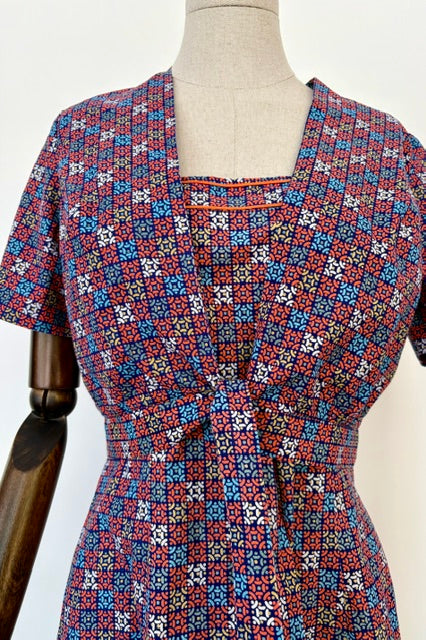 Vintage 60s Summer Dress and Cropped Jacket Coord Set