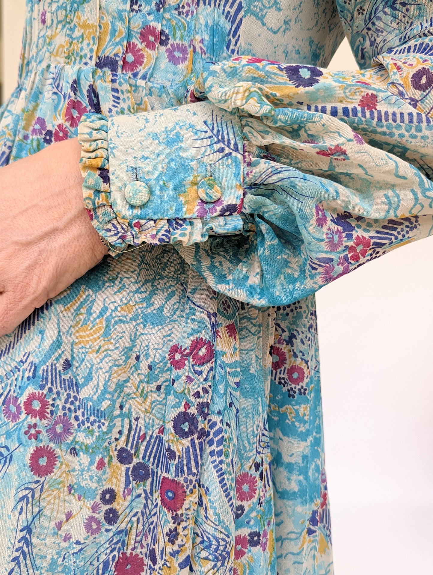 multi coloured vintage dress