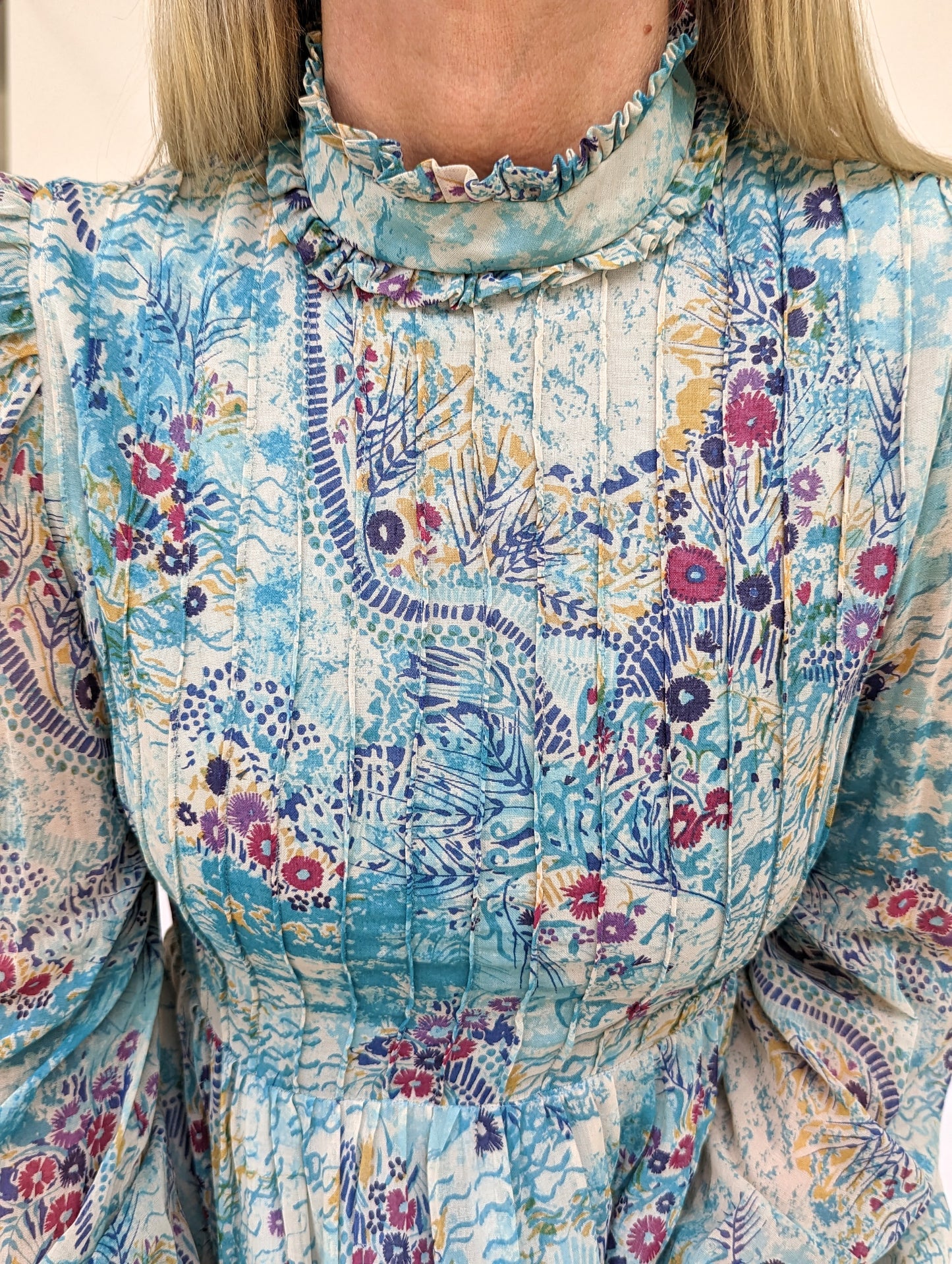 detailed vintage long dress