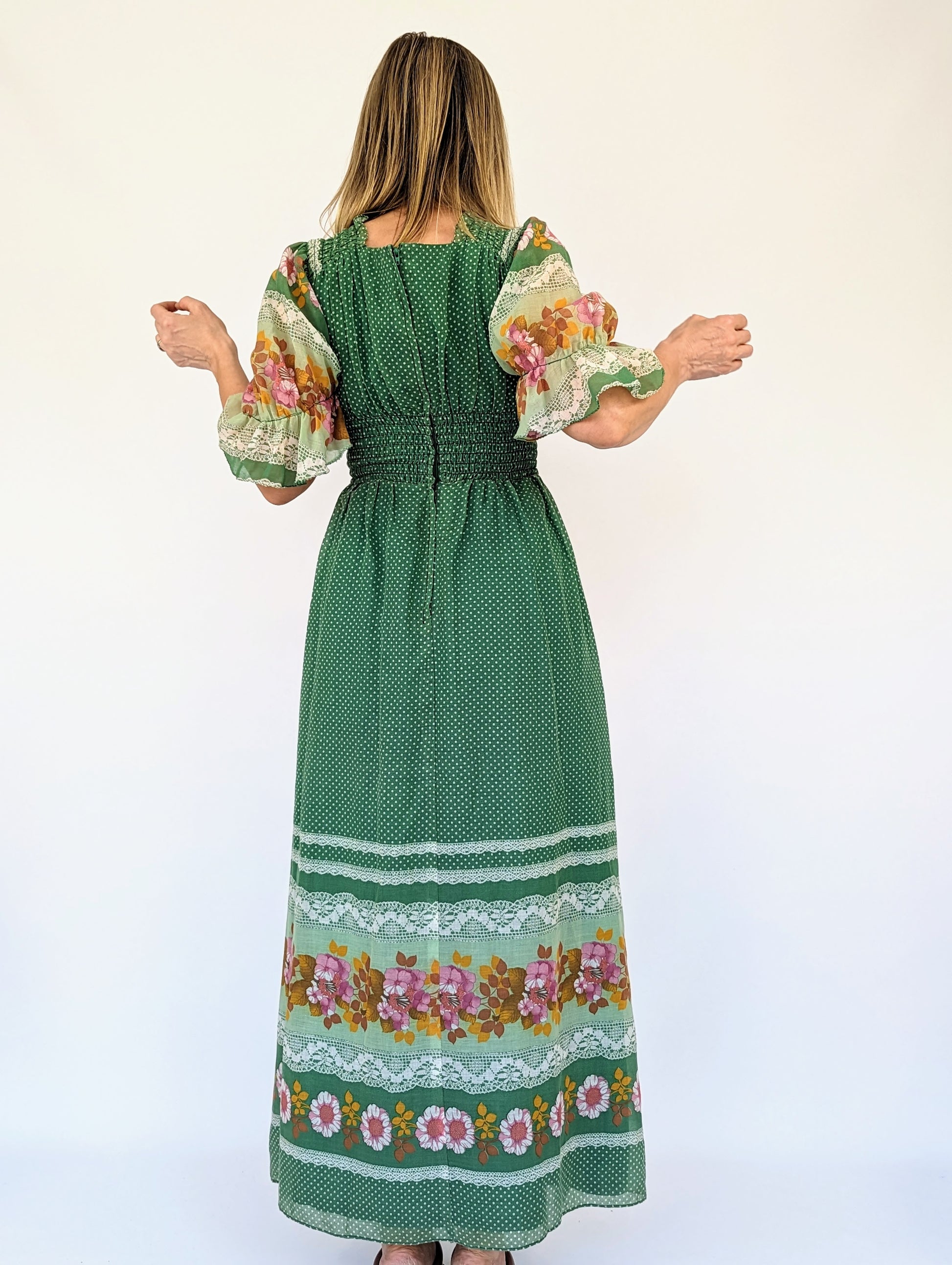 1970s boho dress