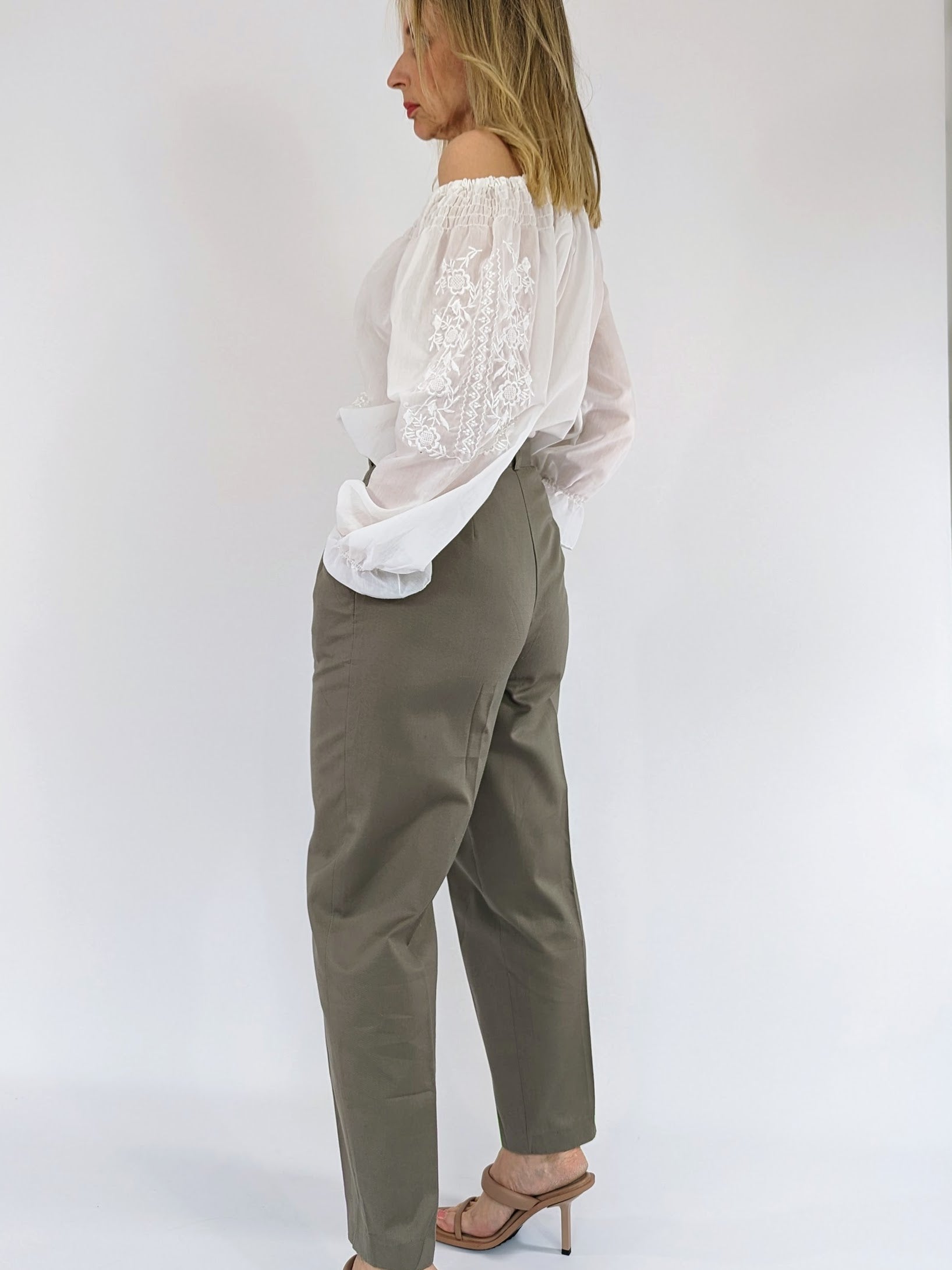 women's tapered workwear trousers