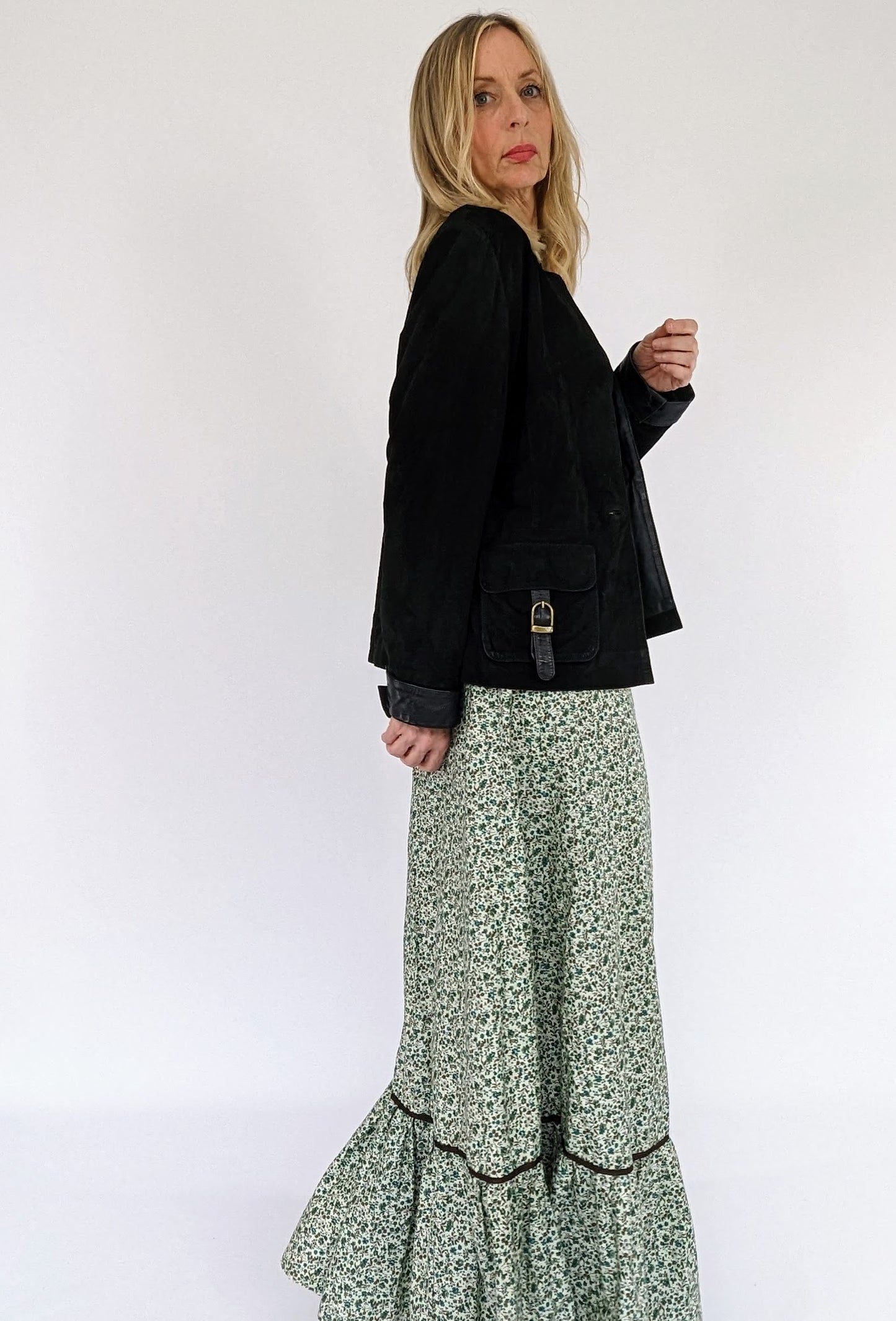 Long vintage maxi skirt