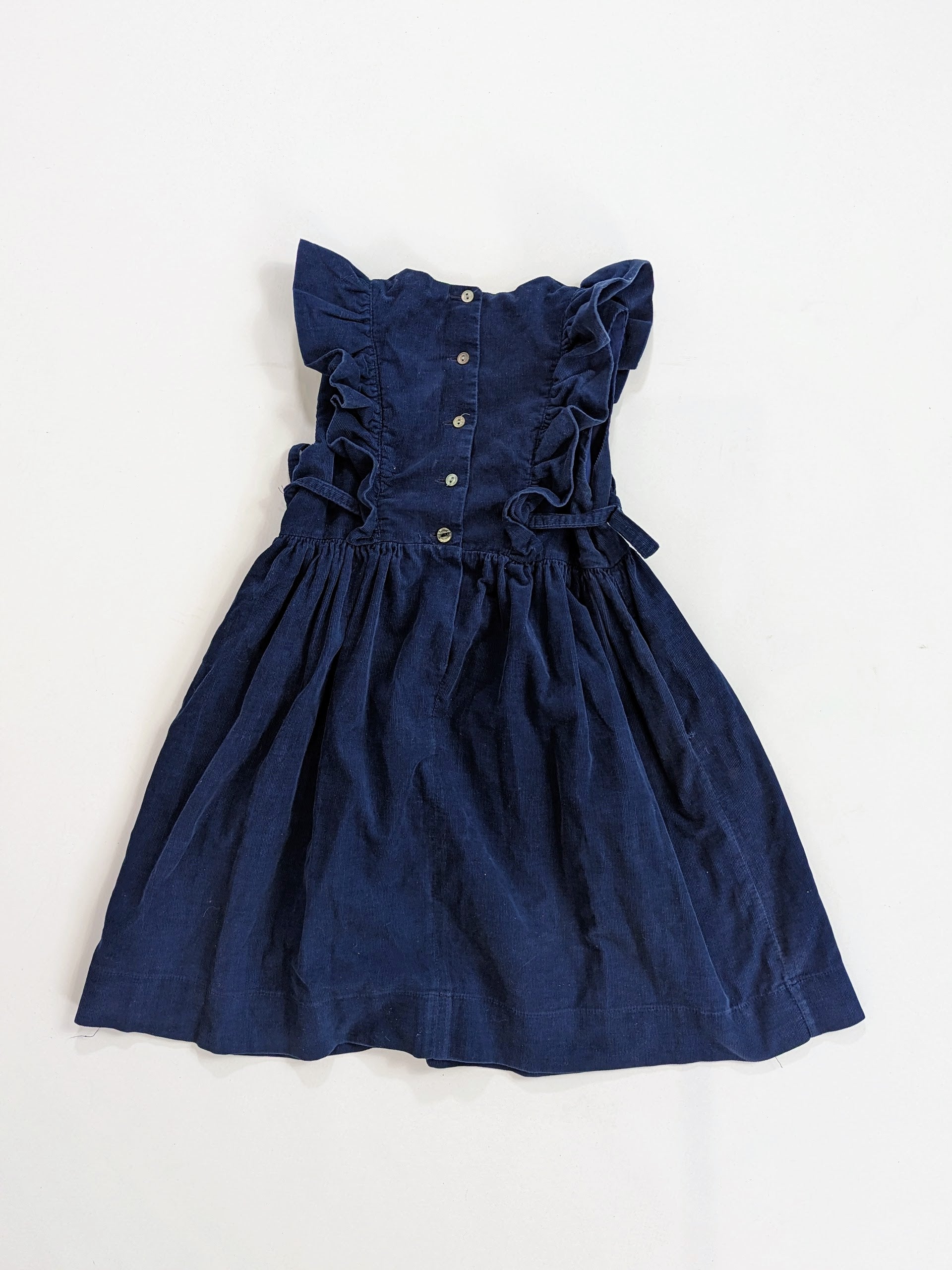 laura ashley blue corduroy dress
