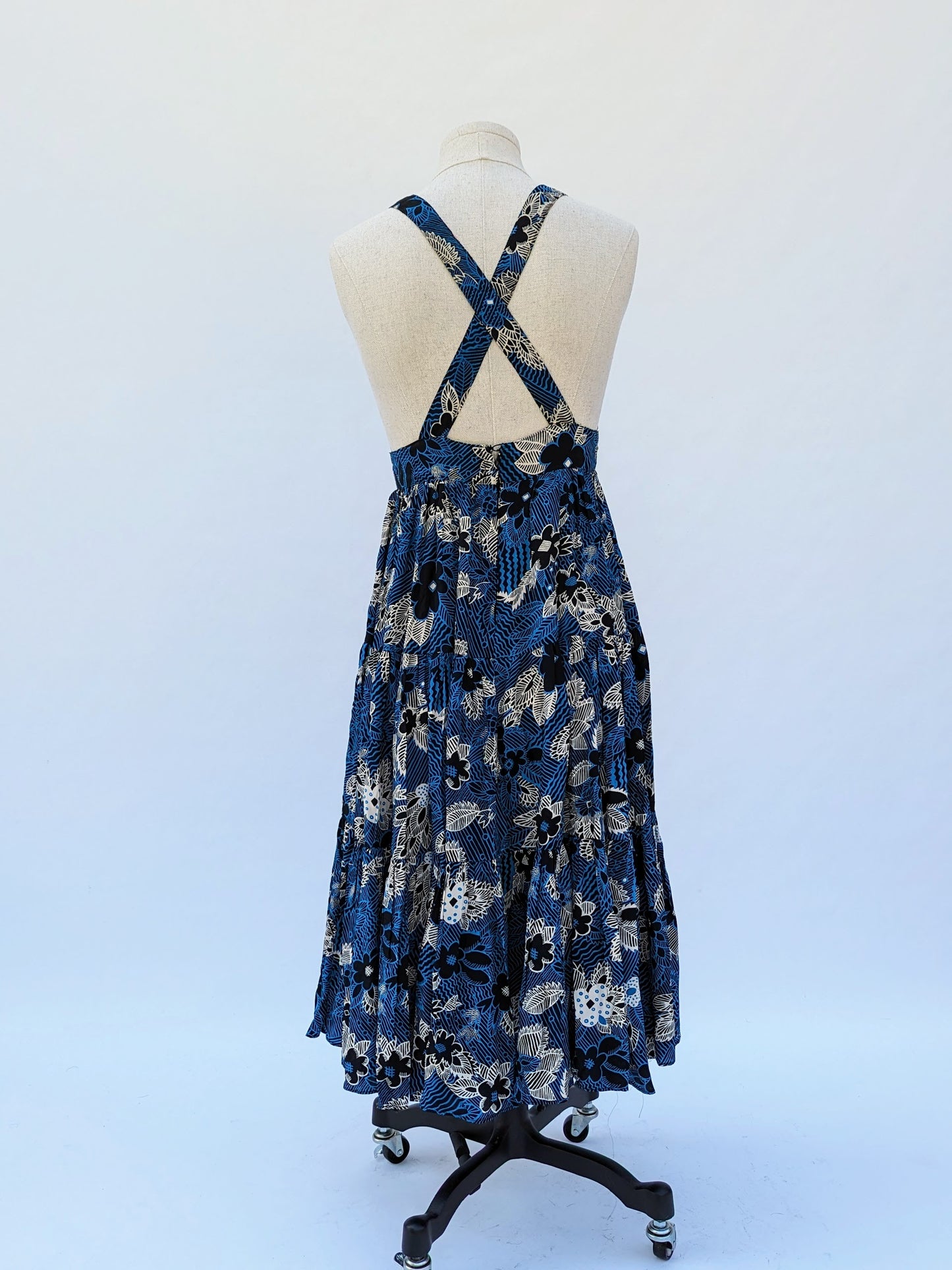 Rare 70s Ossie Clark for Radley, Celia Birtwell Print Summer Dress