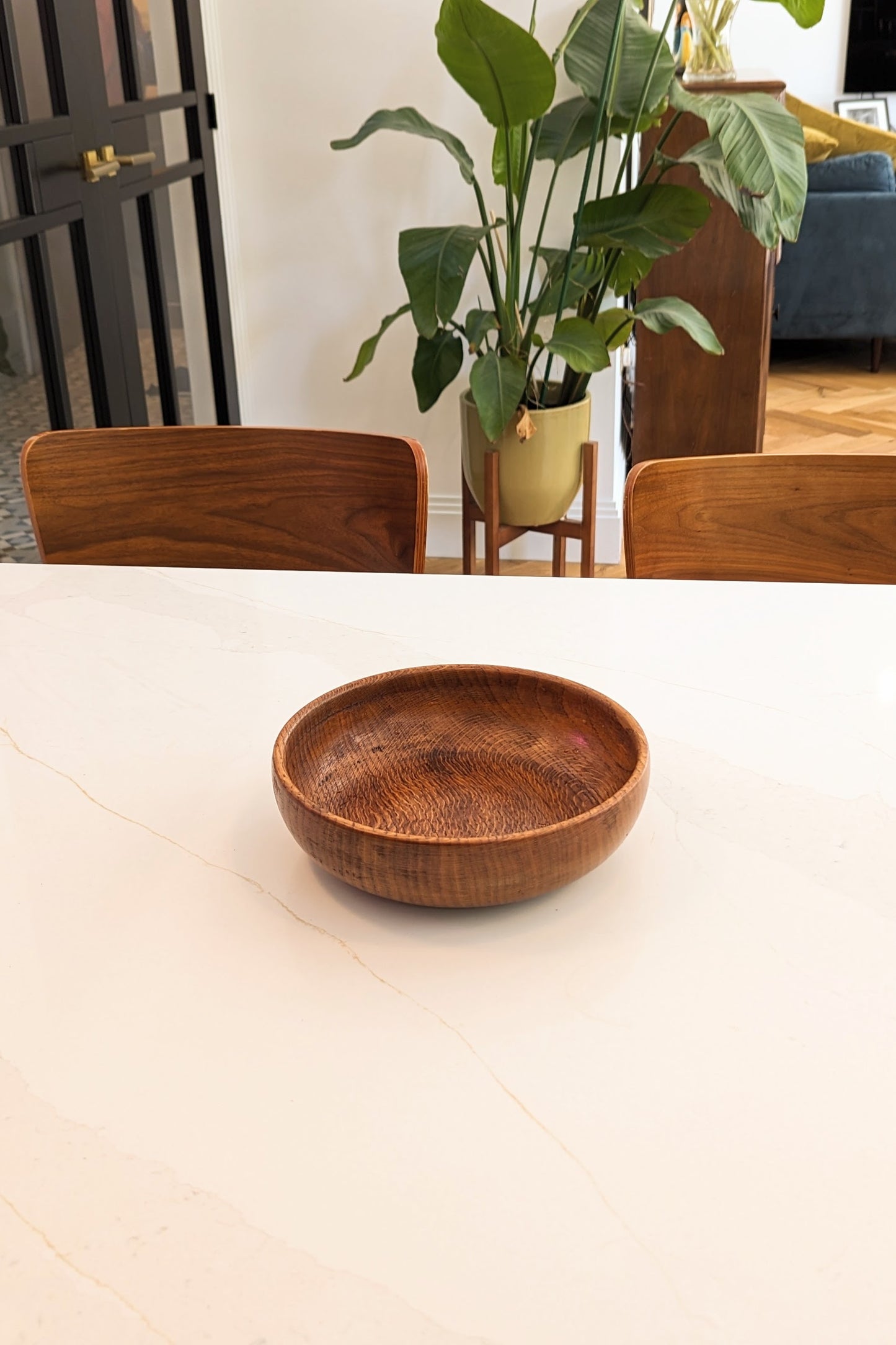 Mid century teak bowl