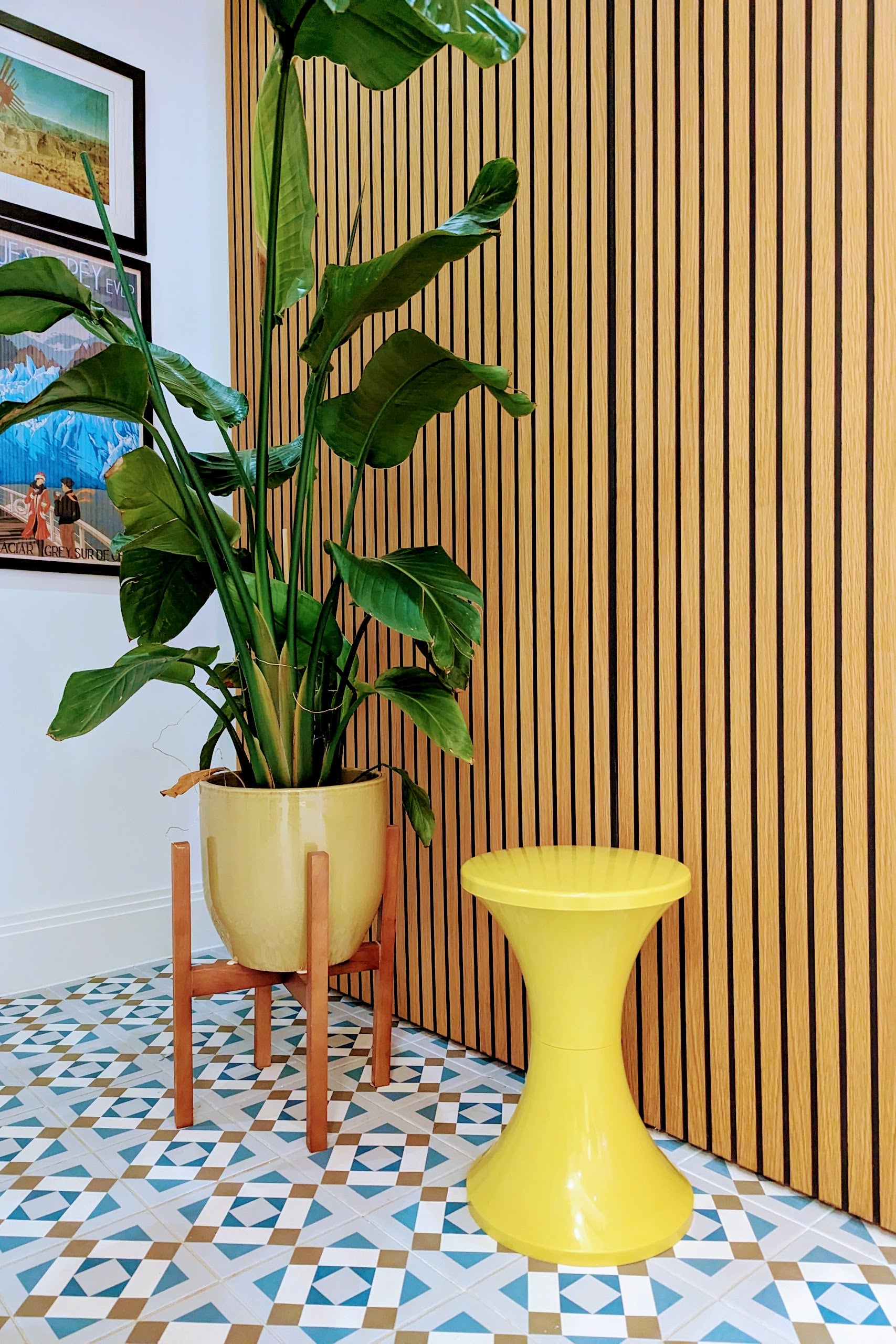 Plastic vintage stool