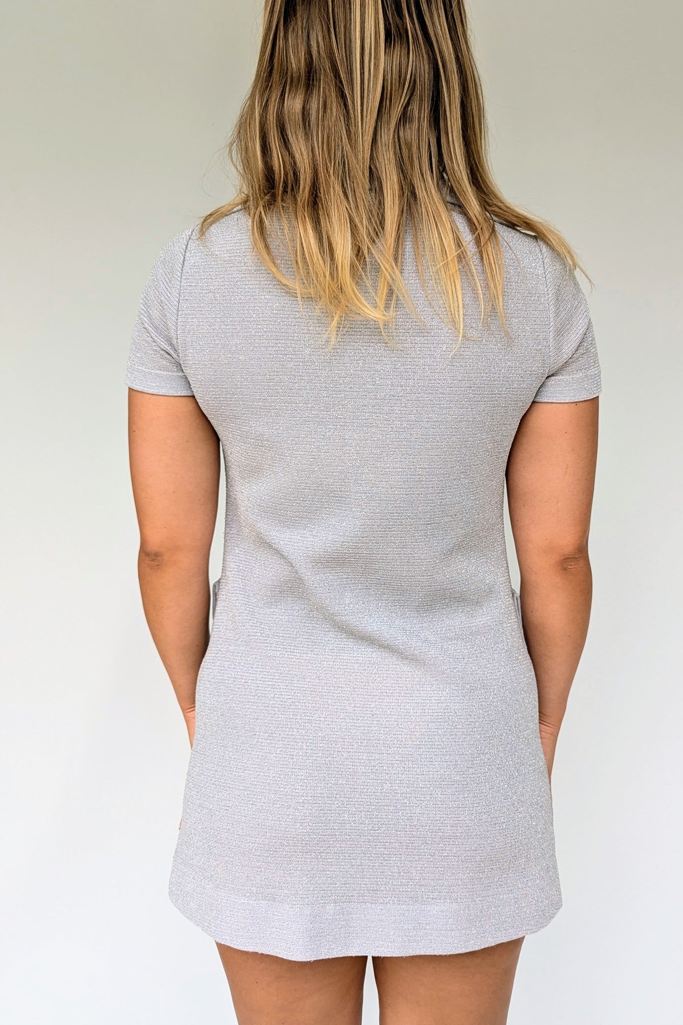 1960's Silver Mini Dress, Louis Feraud at Rembrandt