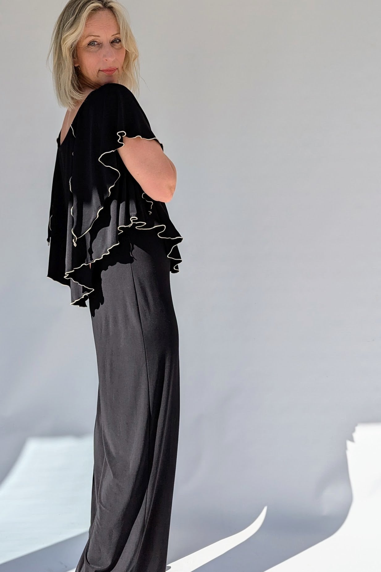 Joseph Ribkoff Black Floaty Jumpsuit