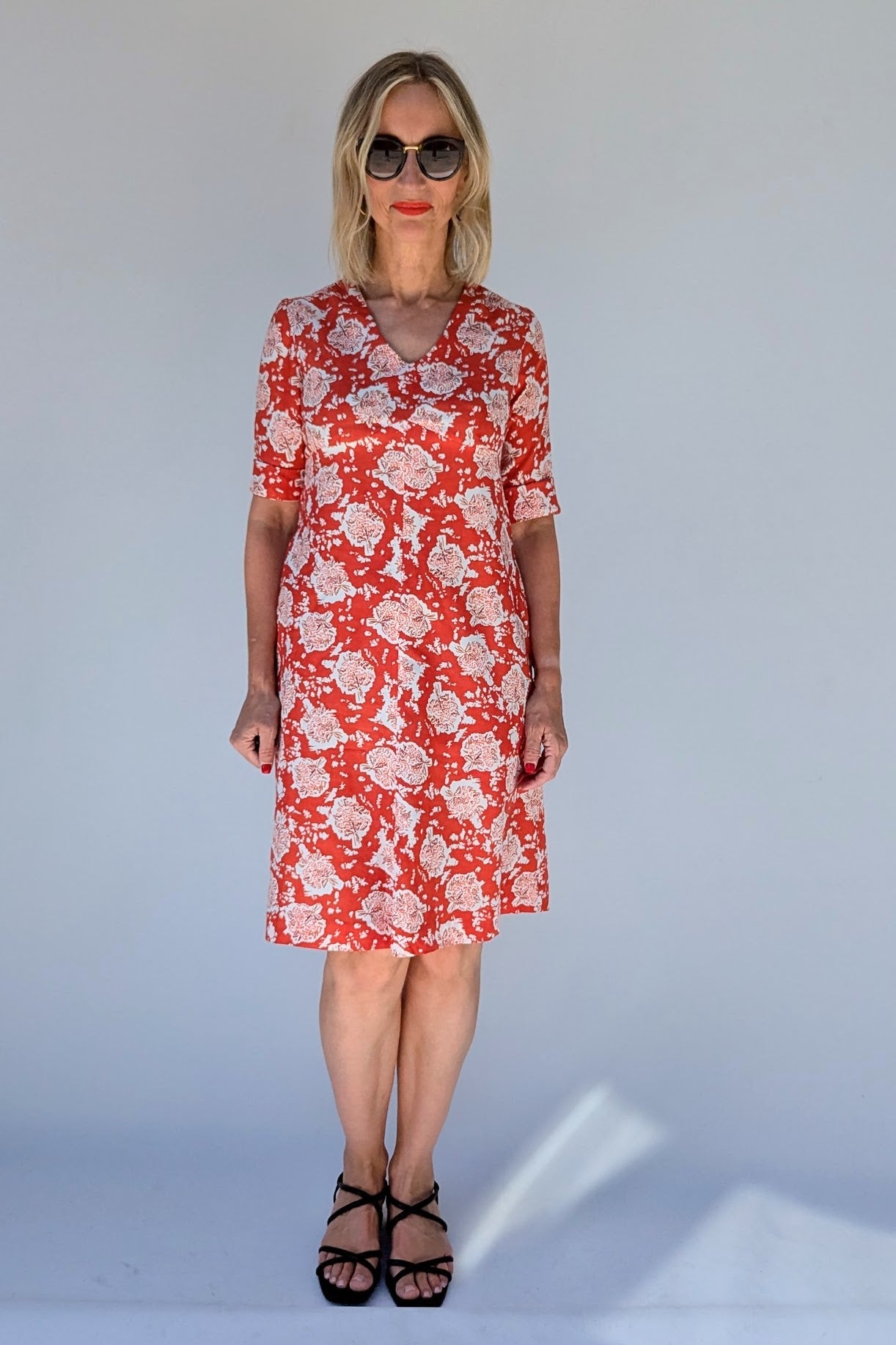 1970's Autumn Shift Dress