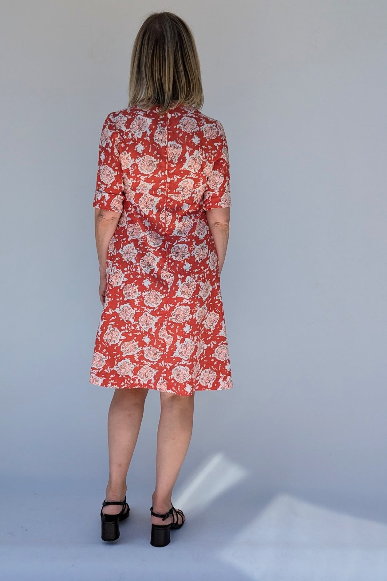 1970's Autumn Shift Dress