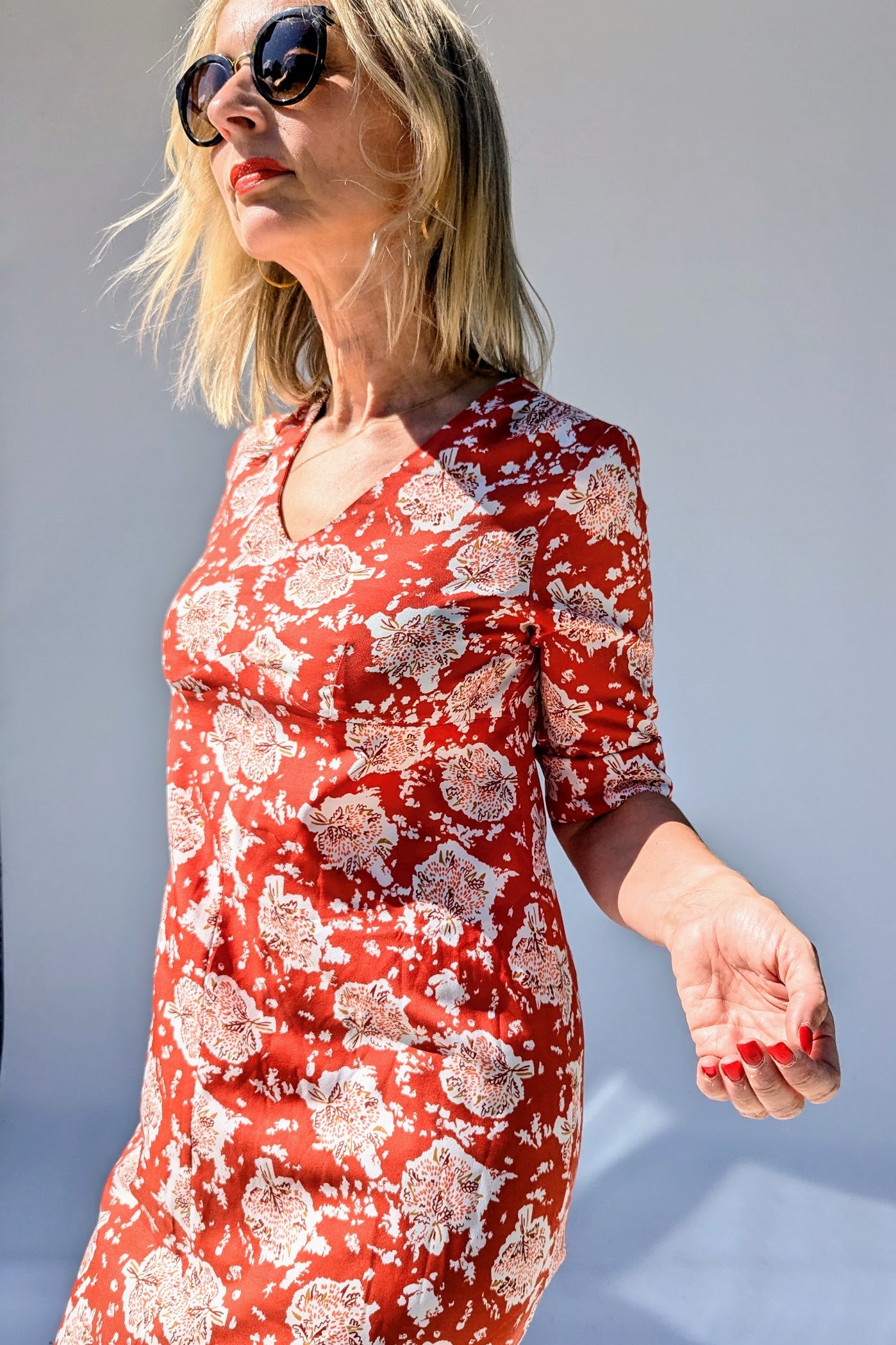 1970's Autumn Shift Dress