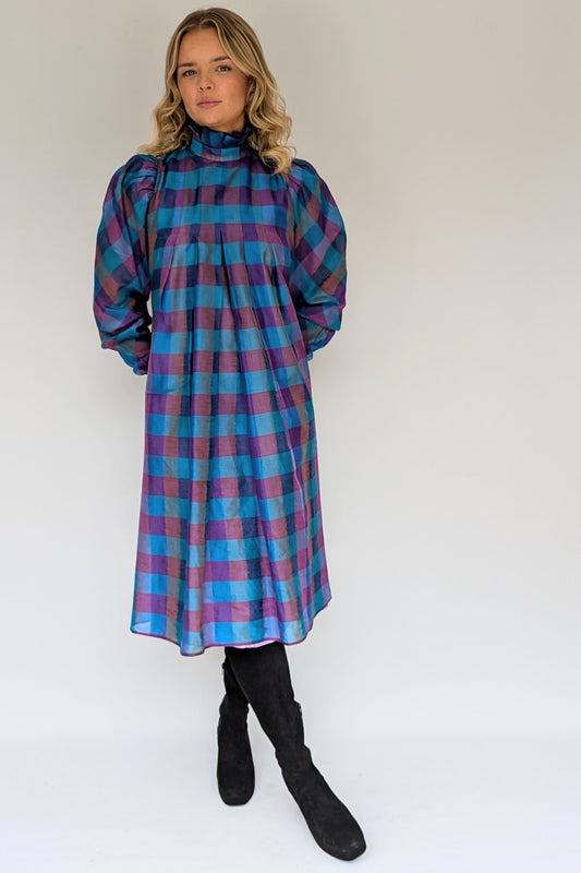 1970's John Bates Smock Prairie Dress