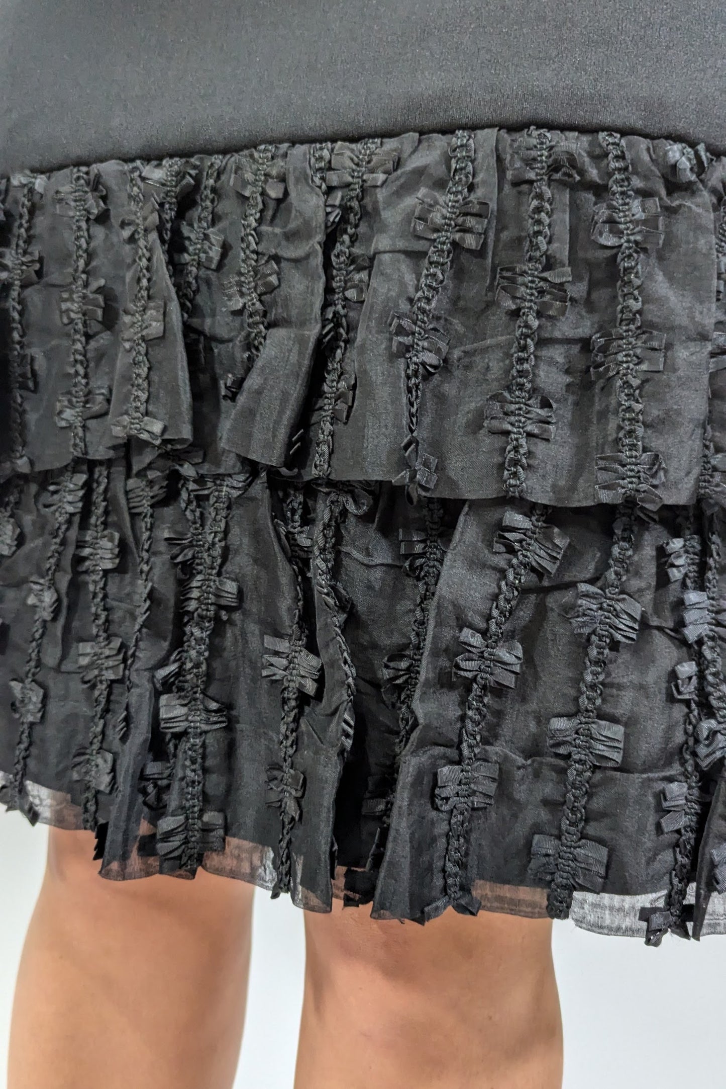 1960s Louis Feraud Black Party Dress