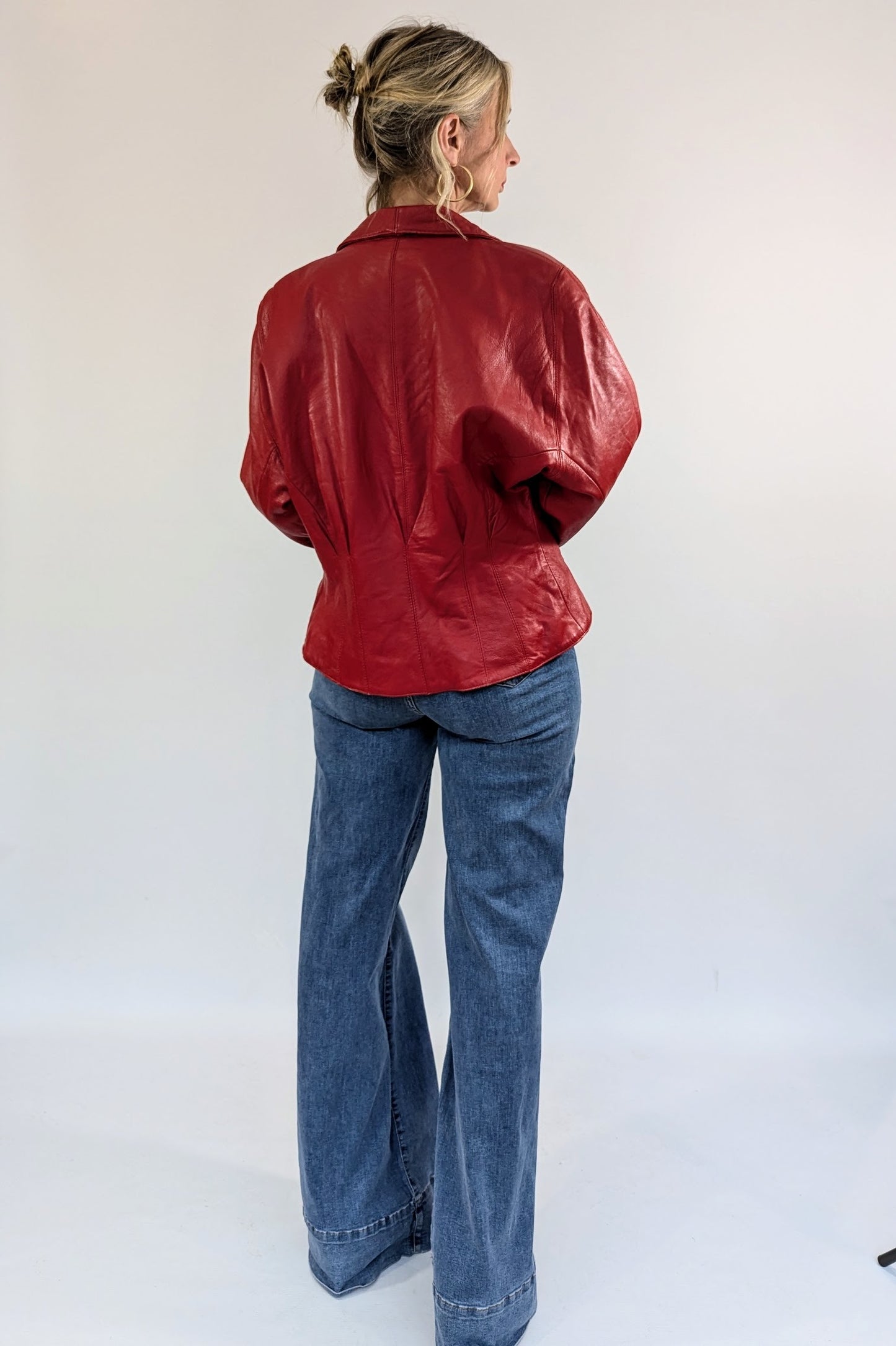 80s Red Leather Jacket