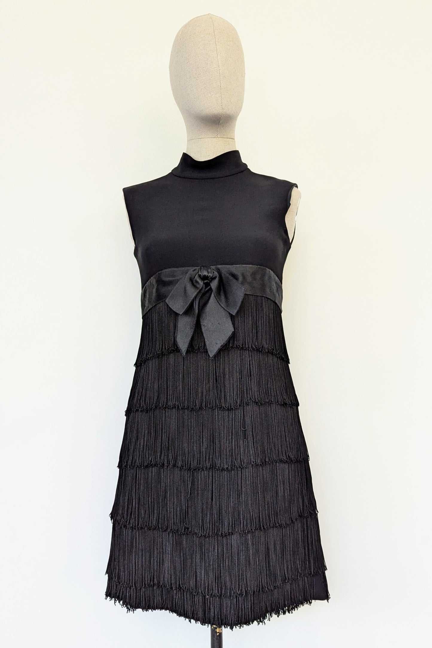 1950s Vintage Fringe Party Dress by Adele Simpson