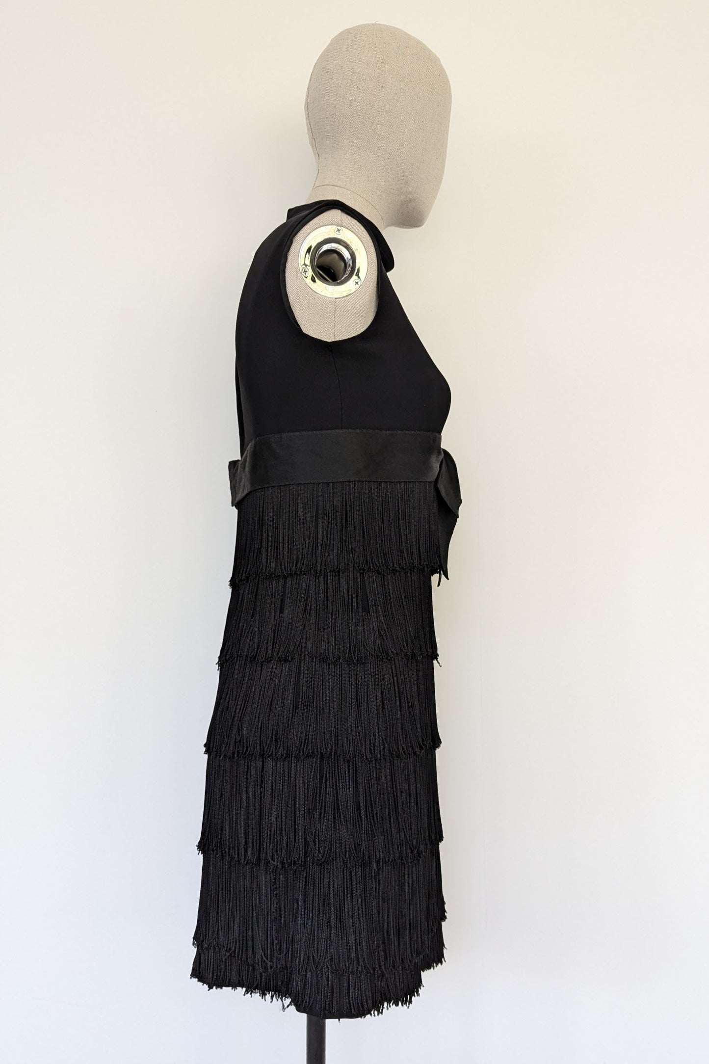 1950s Vintage Fringe Party Dress by Adele Simpson