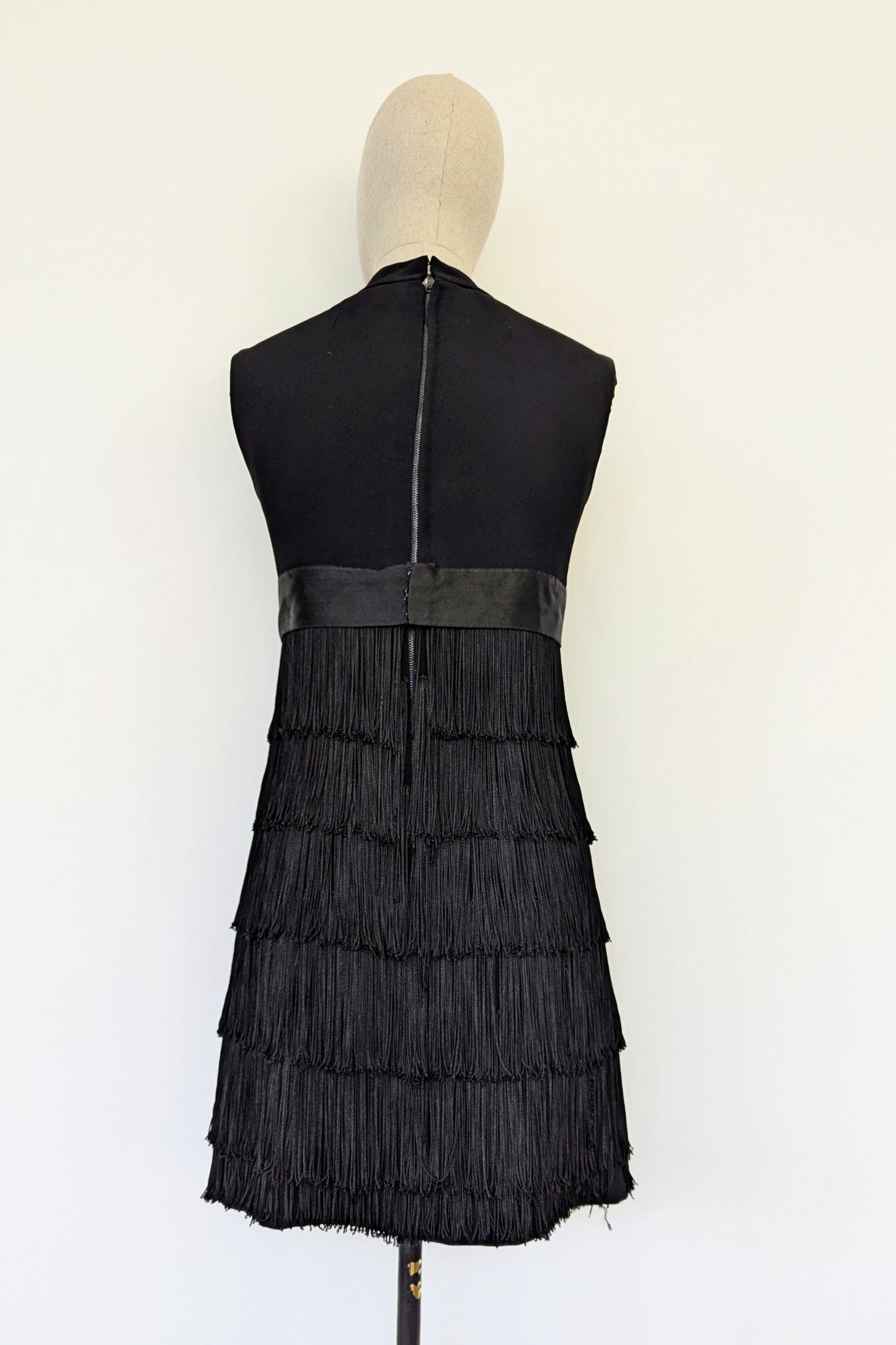 1950s Vintage Fringe Party Dress by Adele Simpson