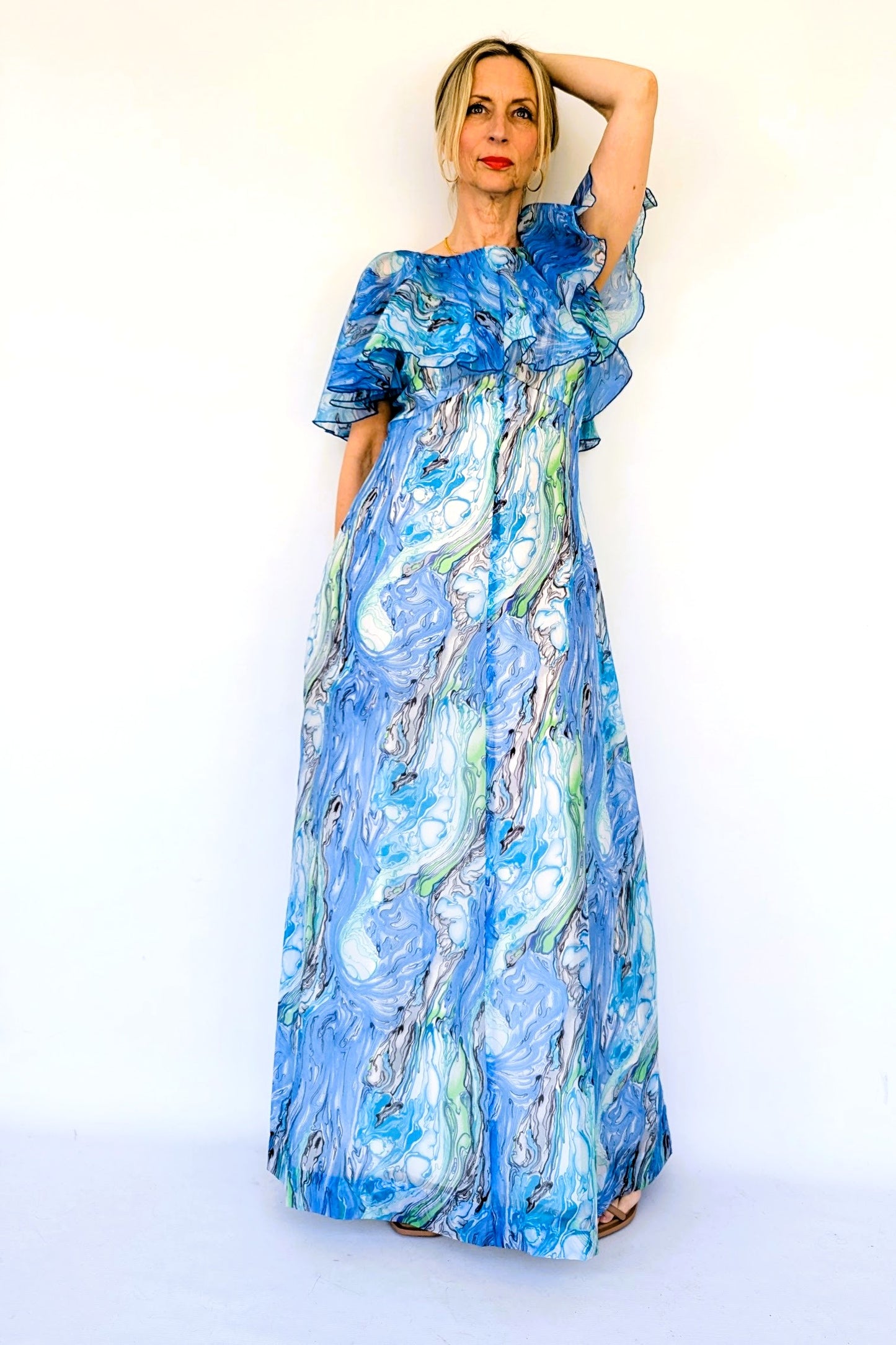 1970s Evening Floaty Dress