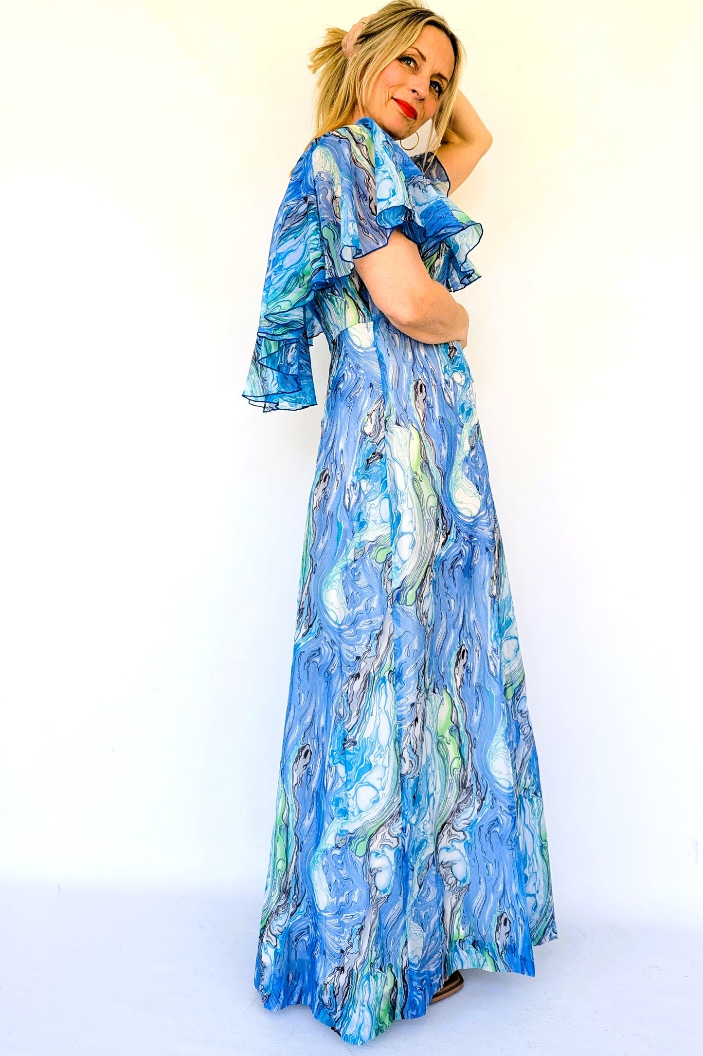 1970s Evening Floaty Dress