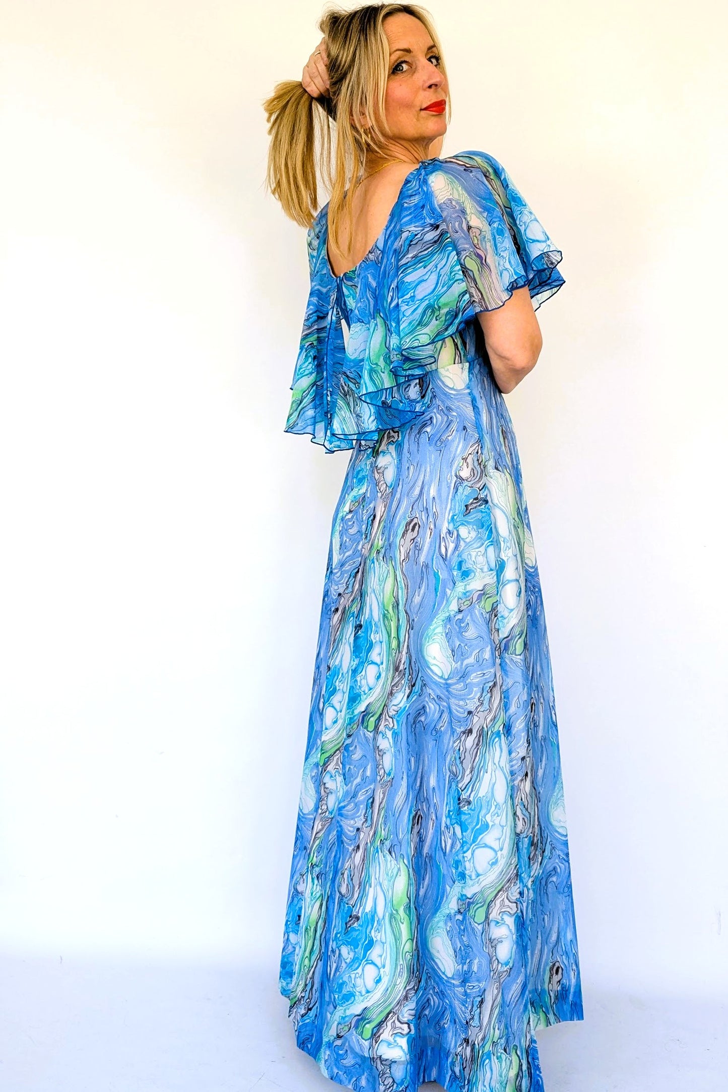 1970s Evening Floaty Dress