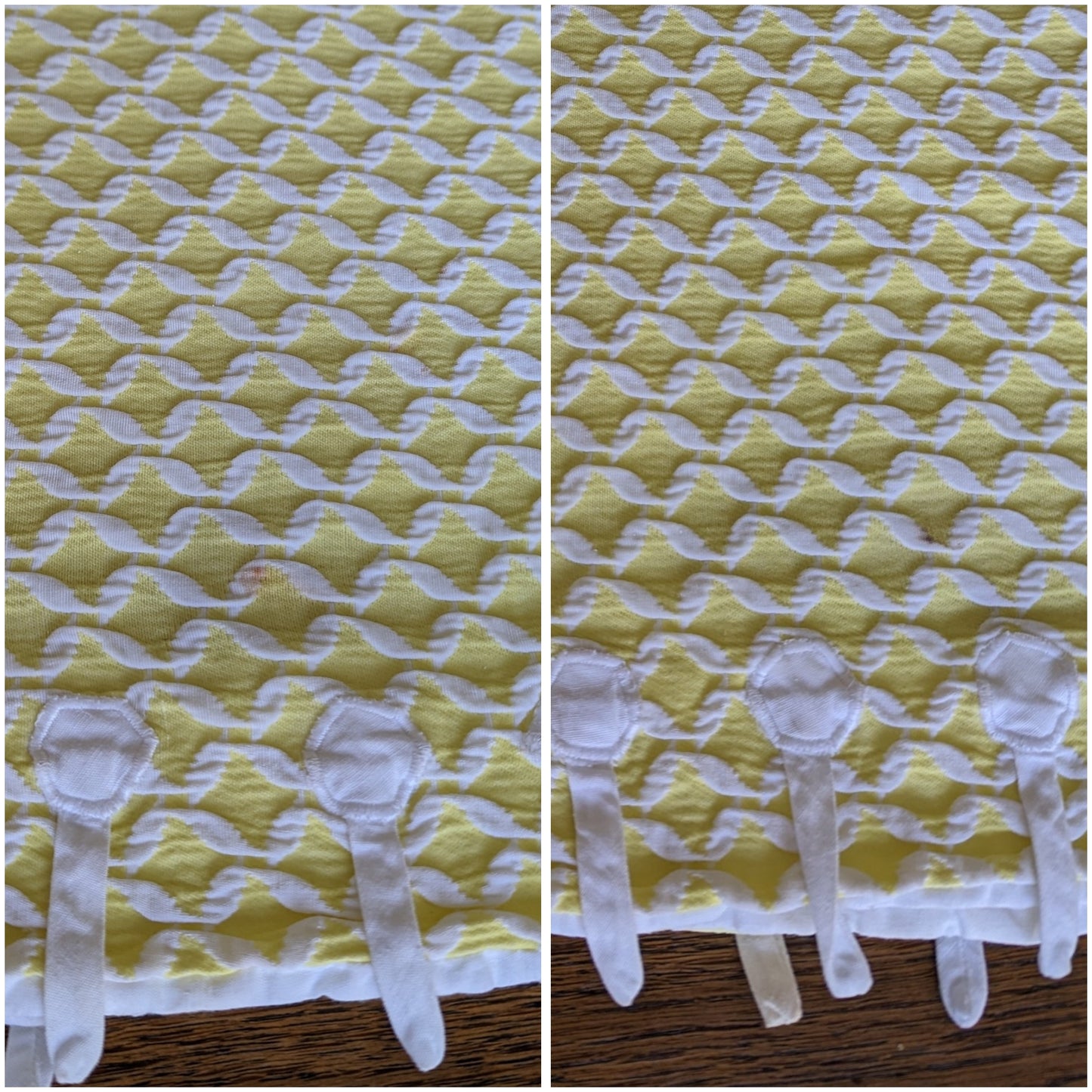 1960s Vintage Harrods Yellow Summer Top