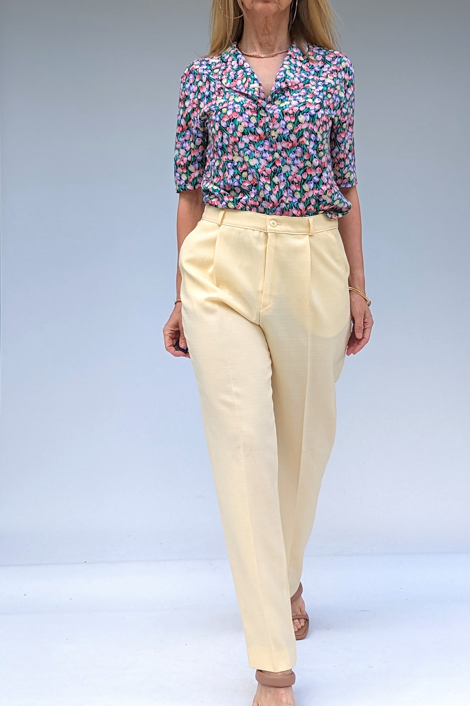 Summer vintage smart trousers