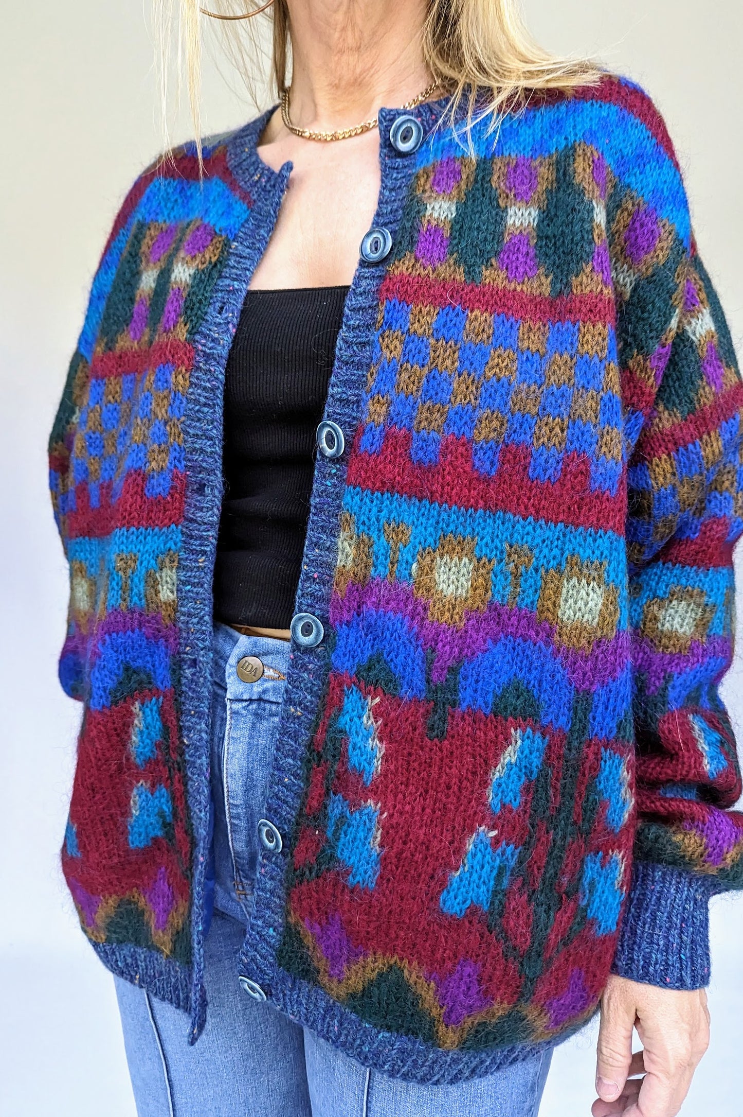 Vintage mohair mix 90s sweater