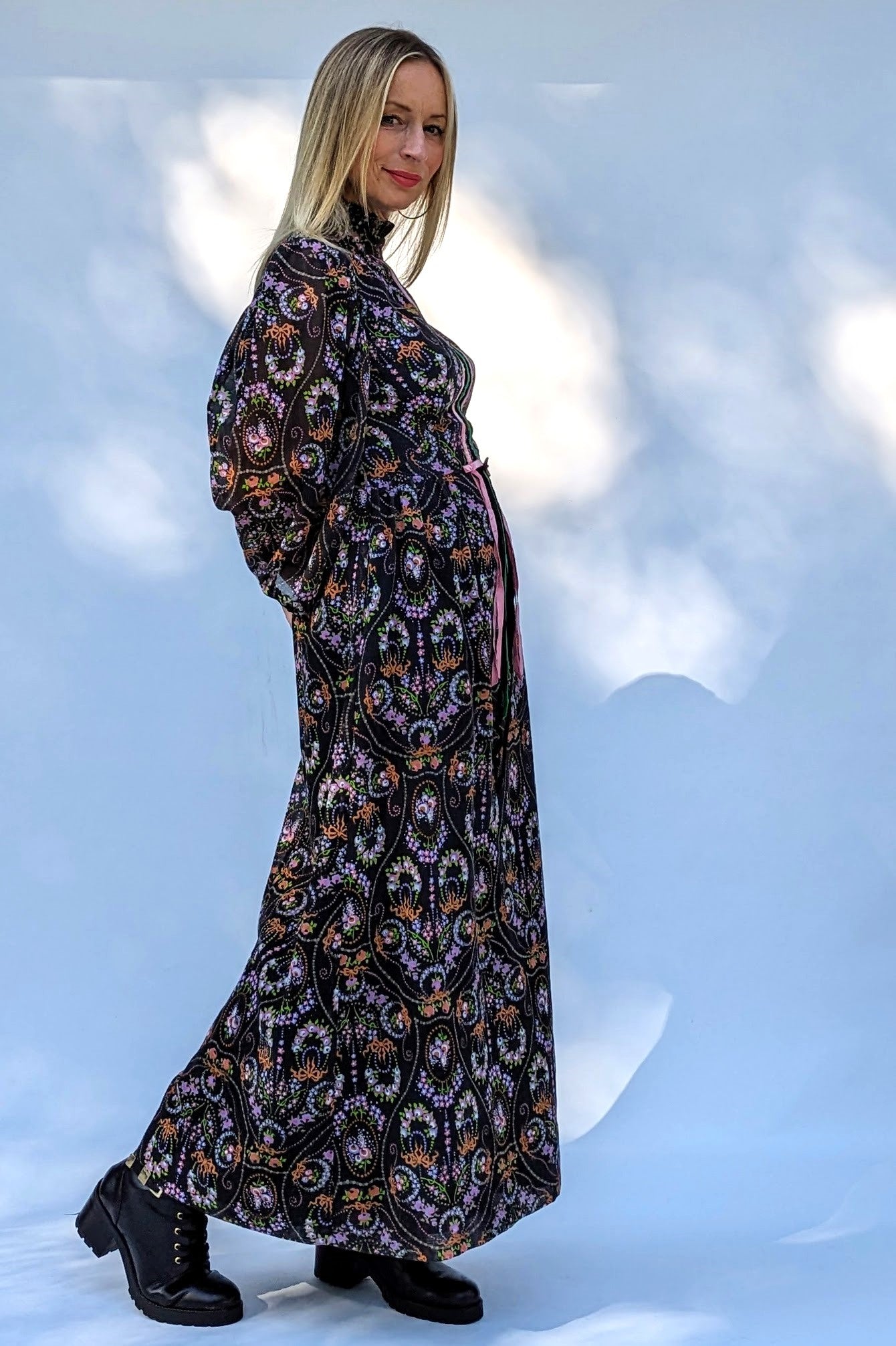 Christmas party prairie dress
